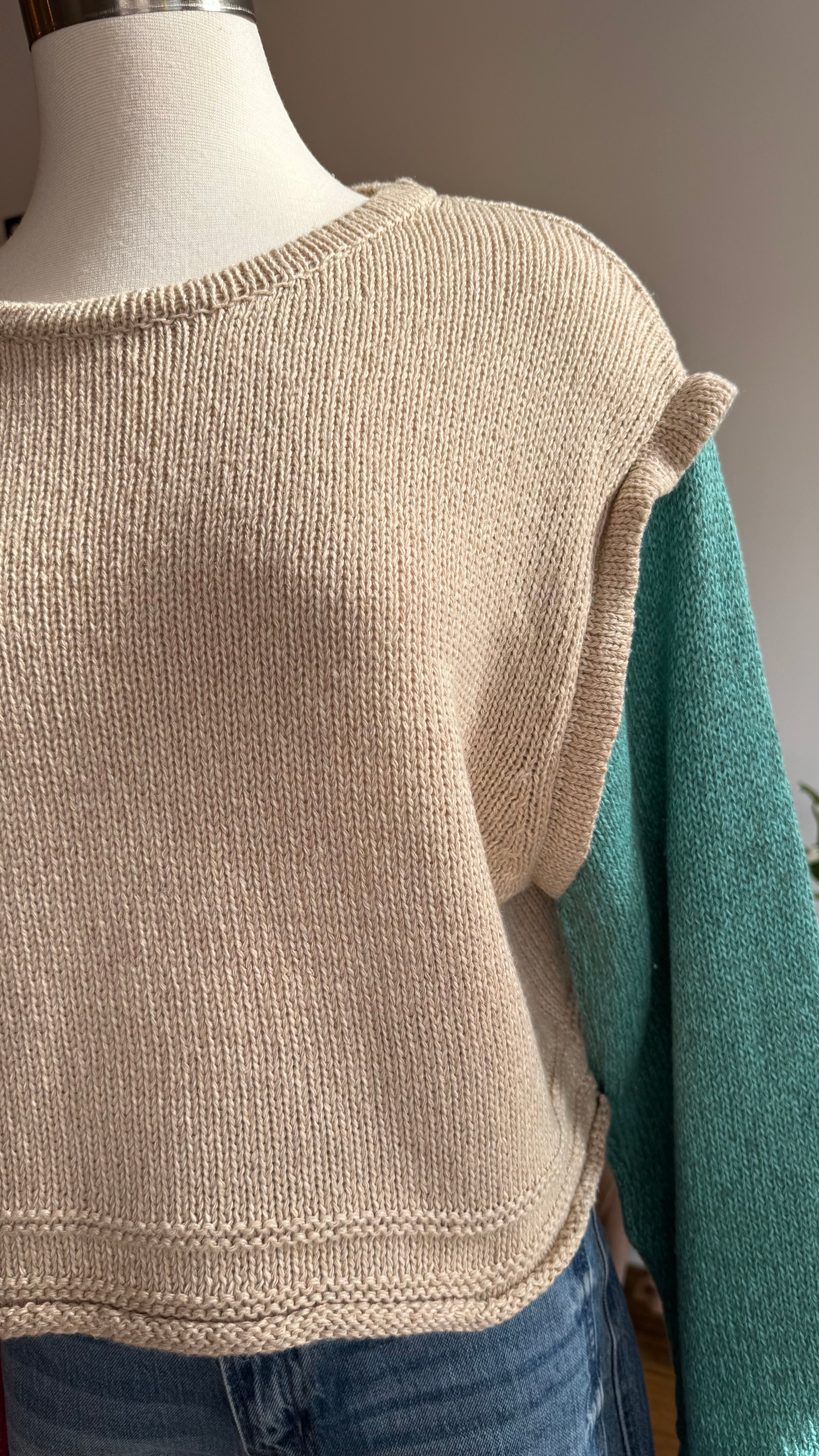 Colorblock Knit Sweater