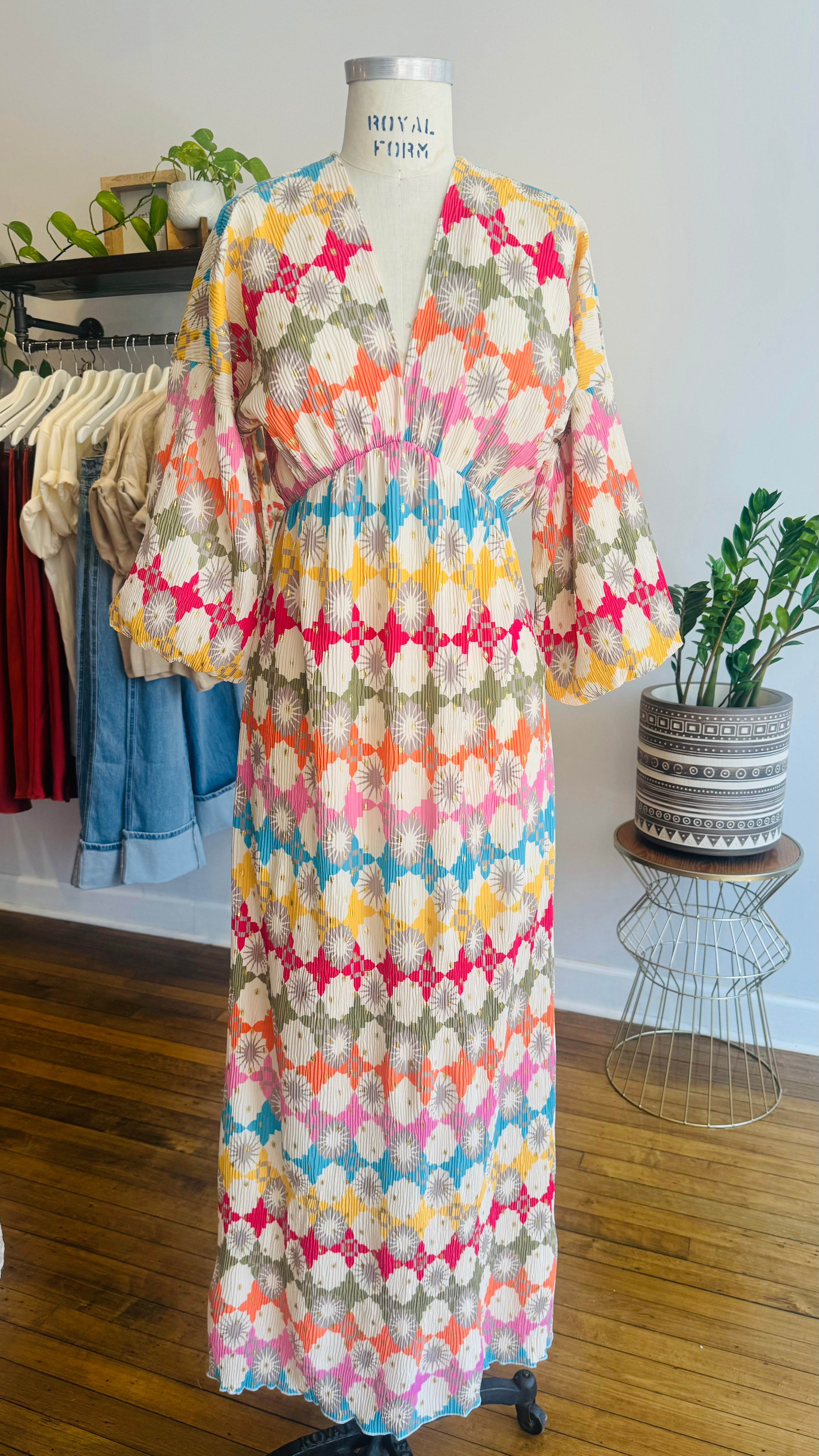 Retro Maxi Dress