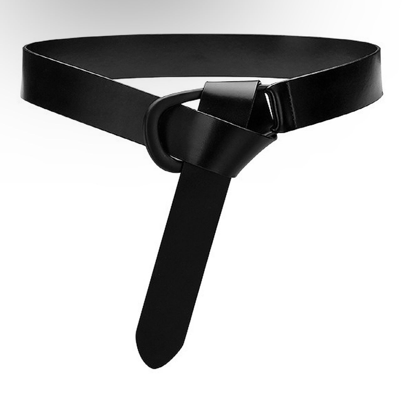 Faux Leather Horseshoe Belt