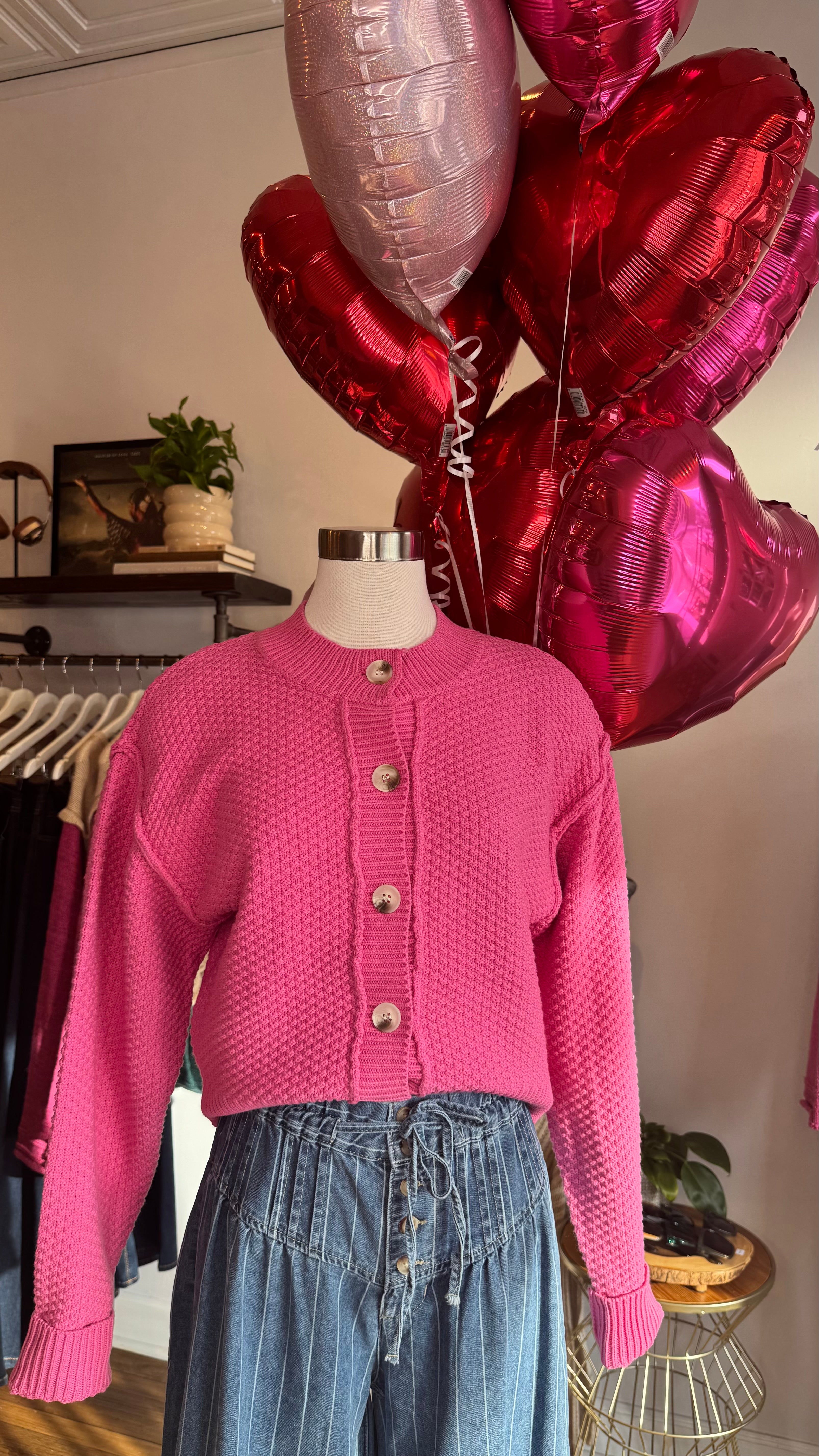 Textured Knit Cardigan