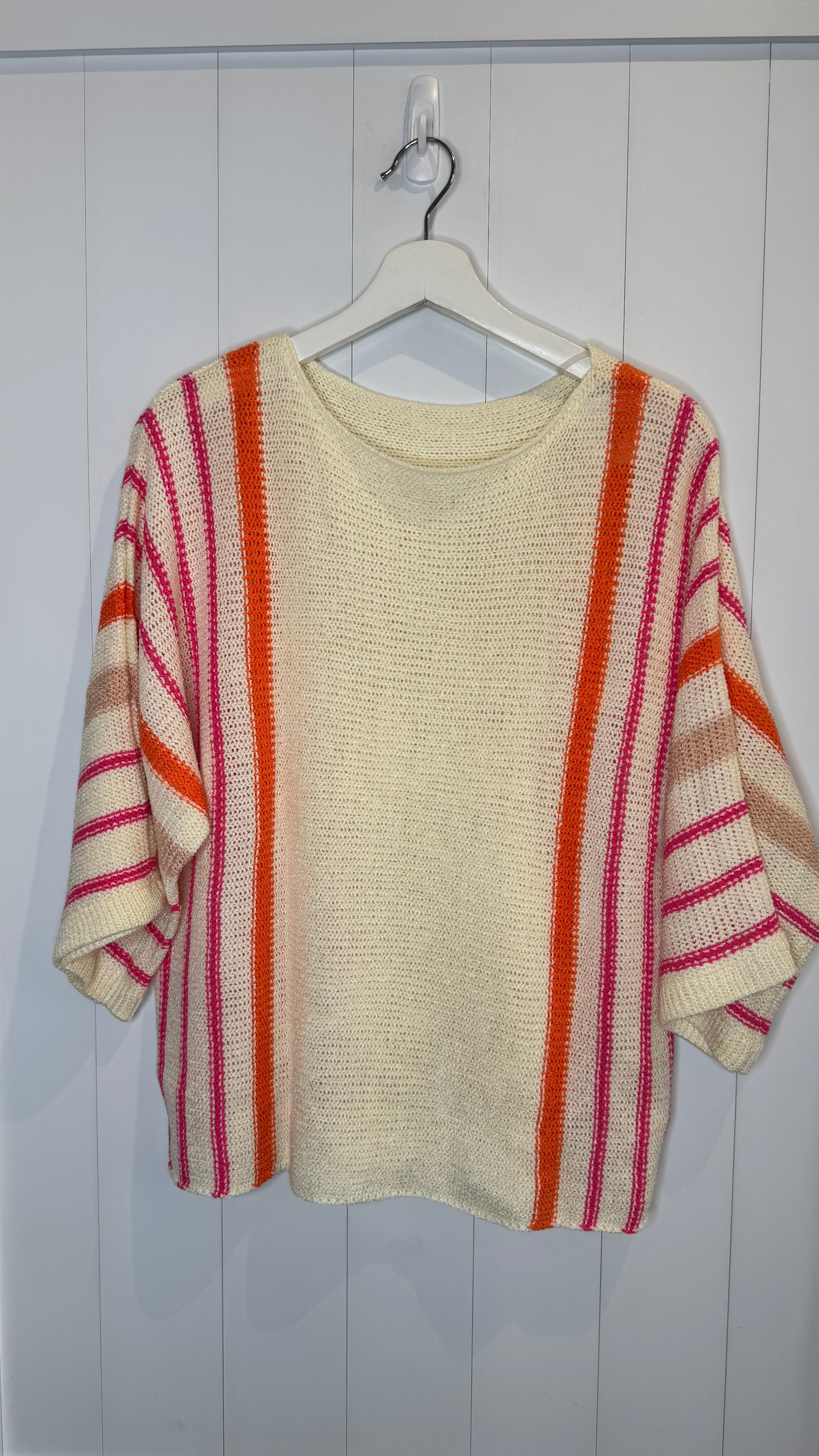 Lightweight Vibrant Striped Sweater