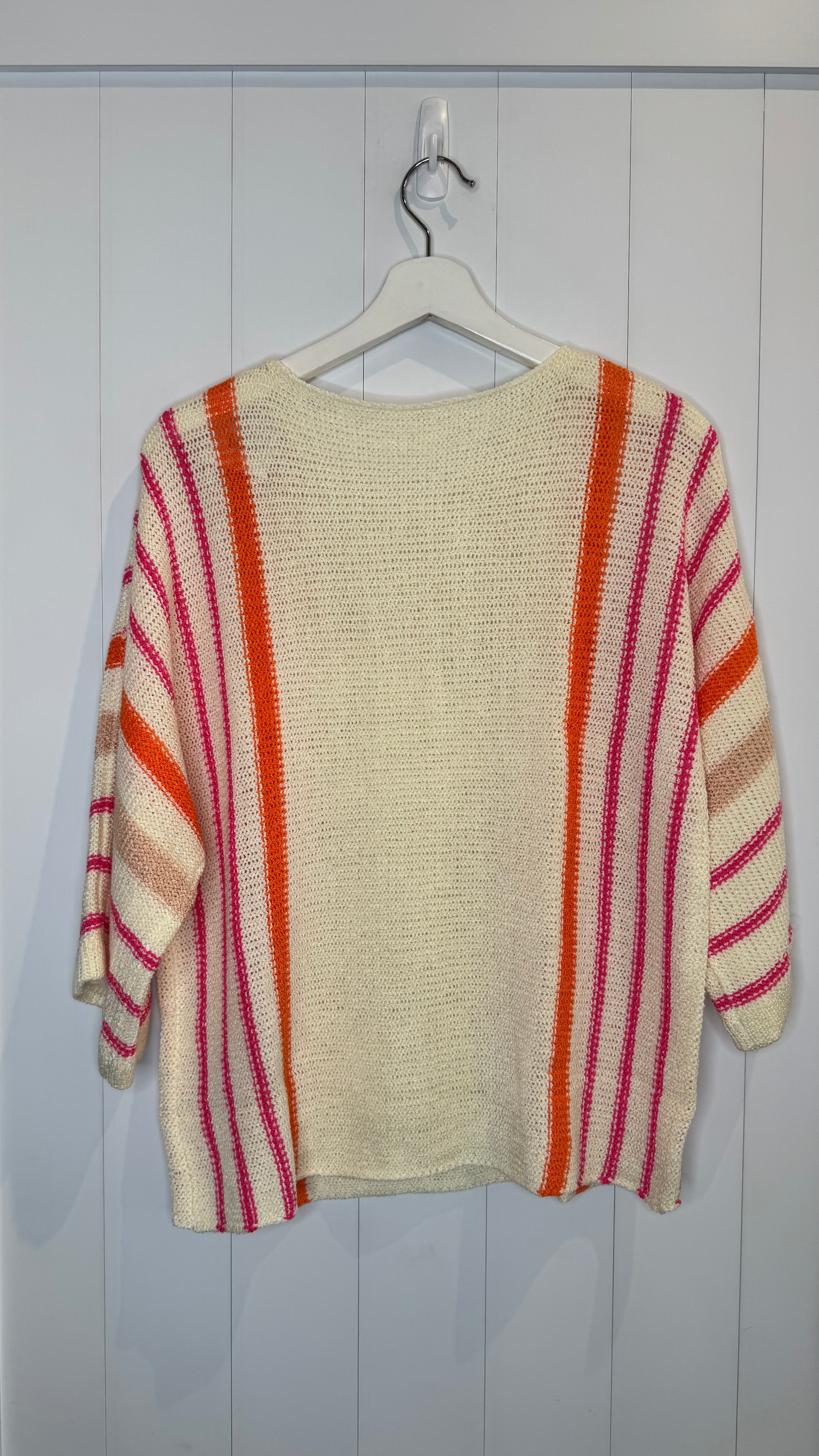 Lightweight Vibrant Striped Sweater