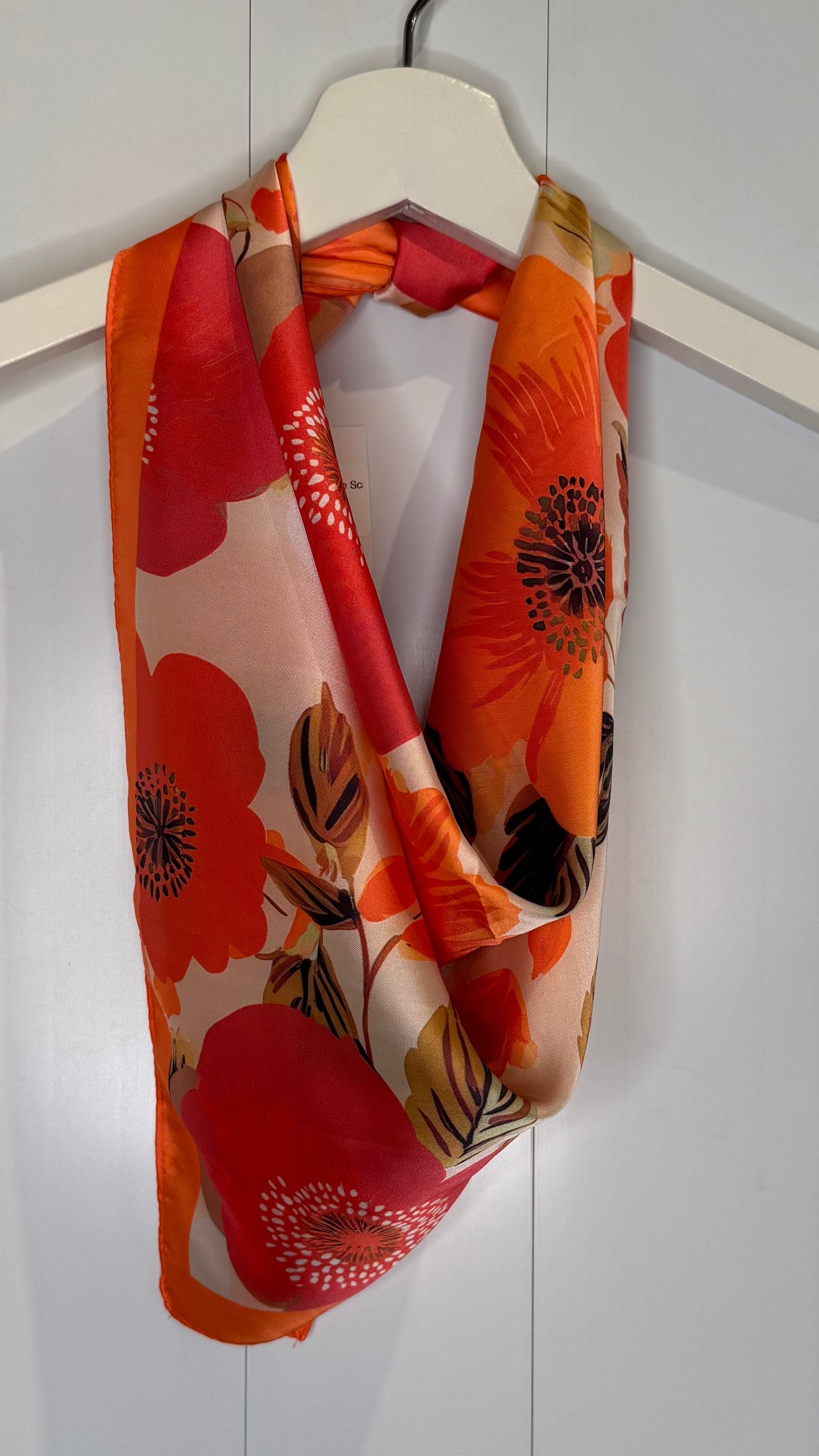 Bloom Print Square Scarf