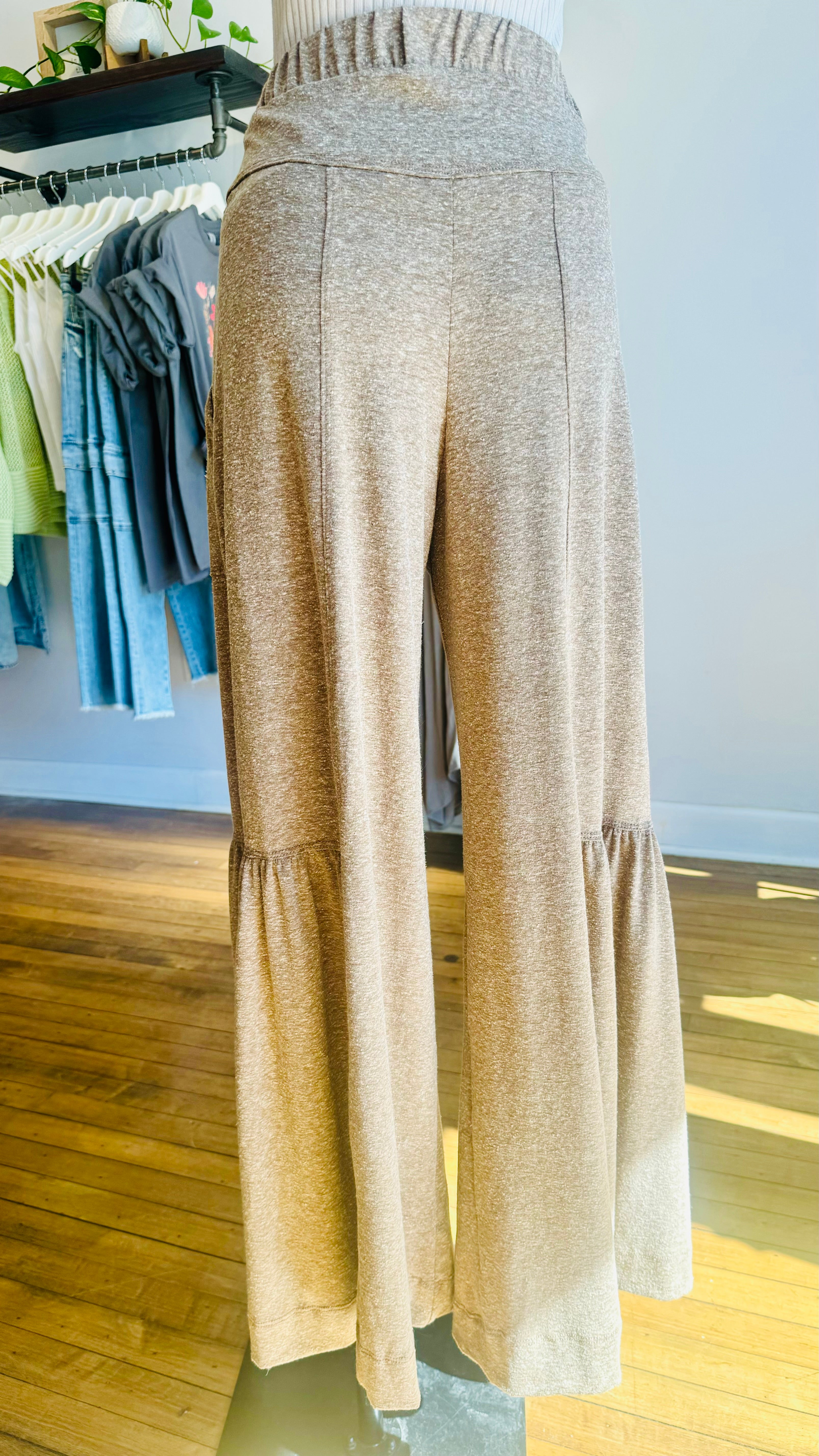 Tiered Wide Leg Pants
