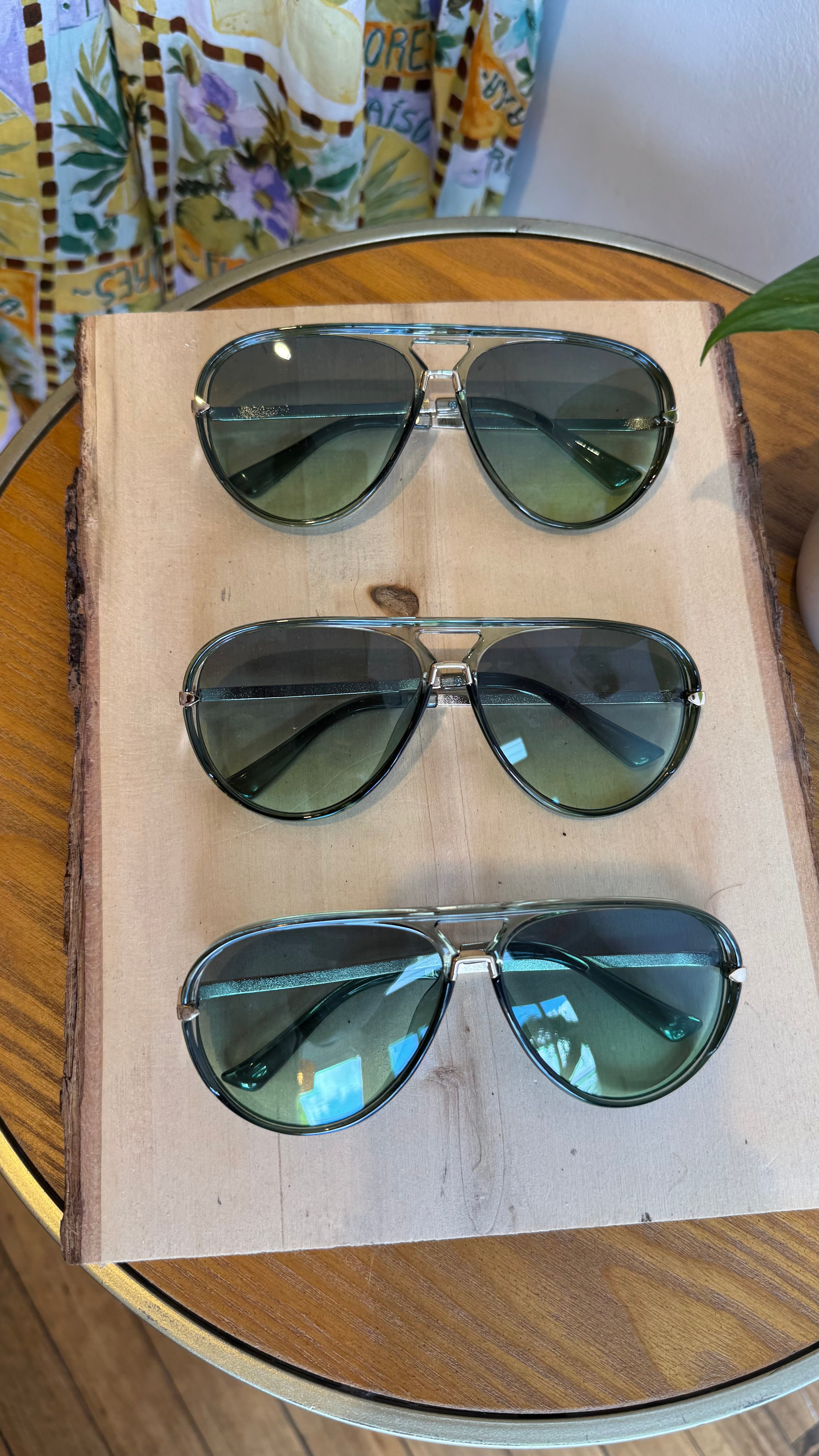 Oversized Aviator Sunglasses