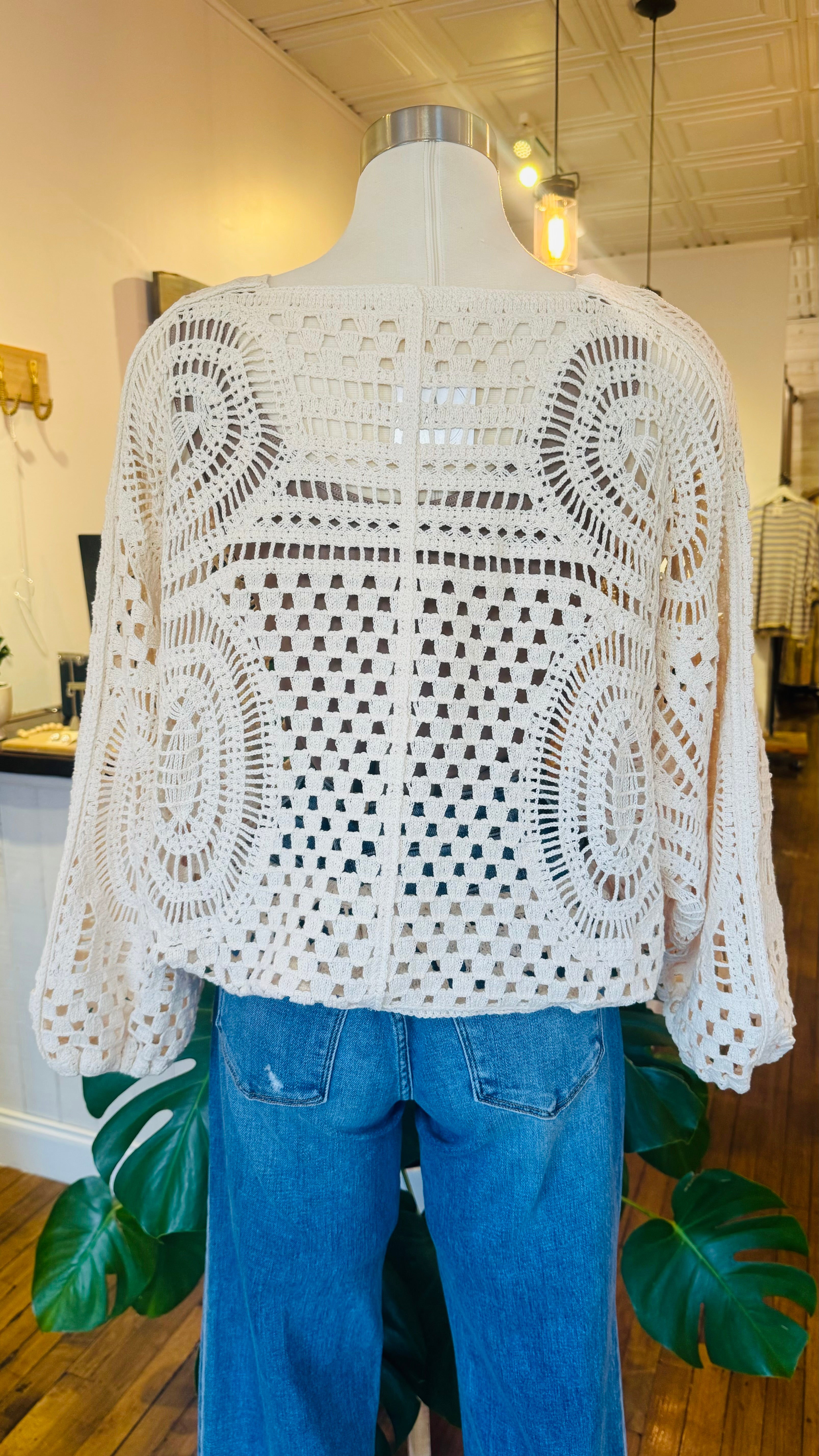 Crochet Surplice Top