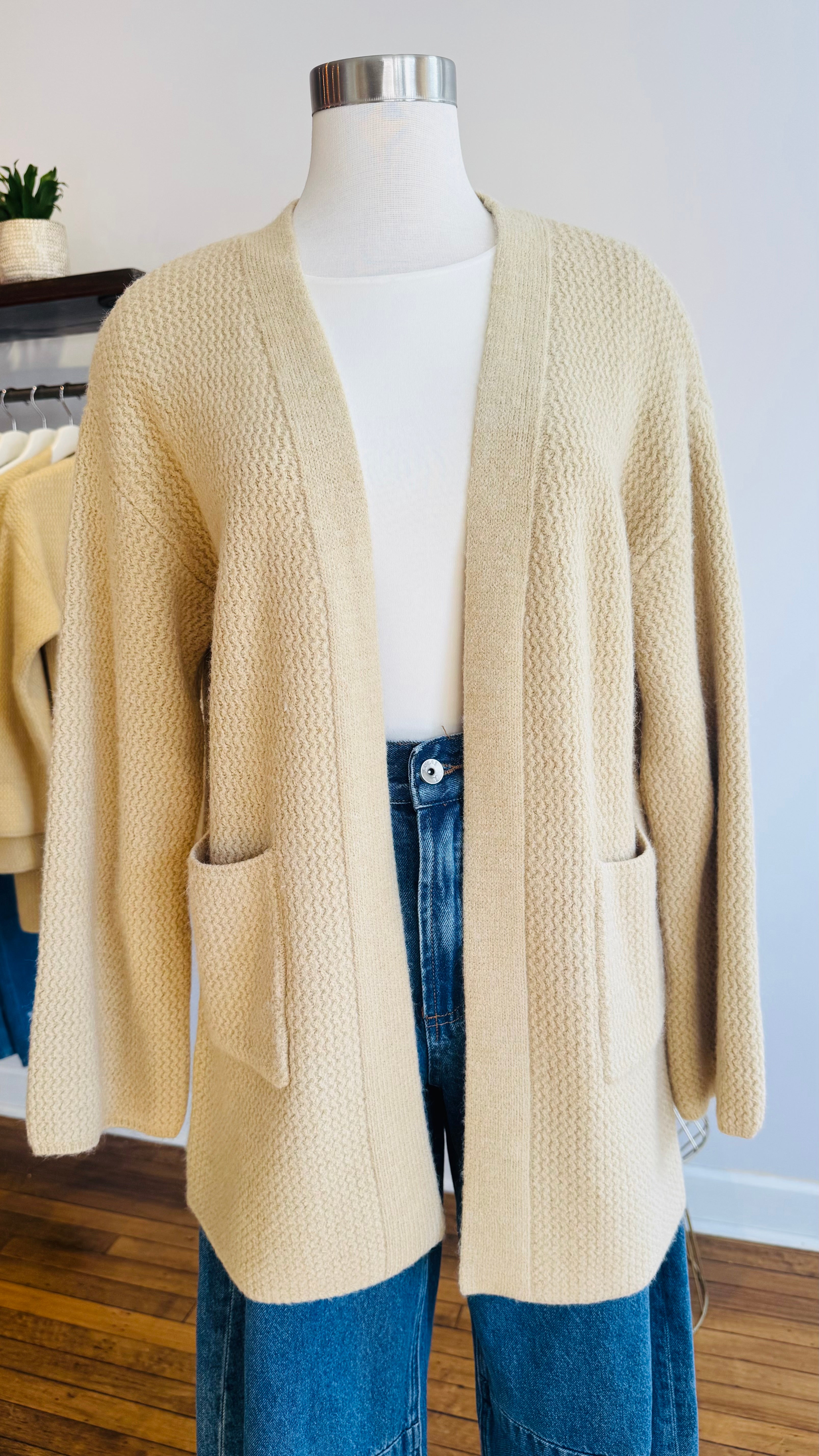 Cozy Open Front Cardigan