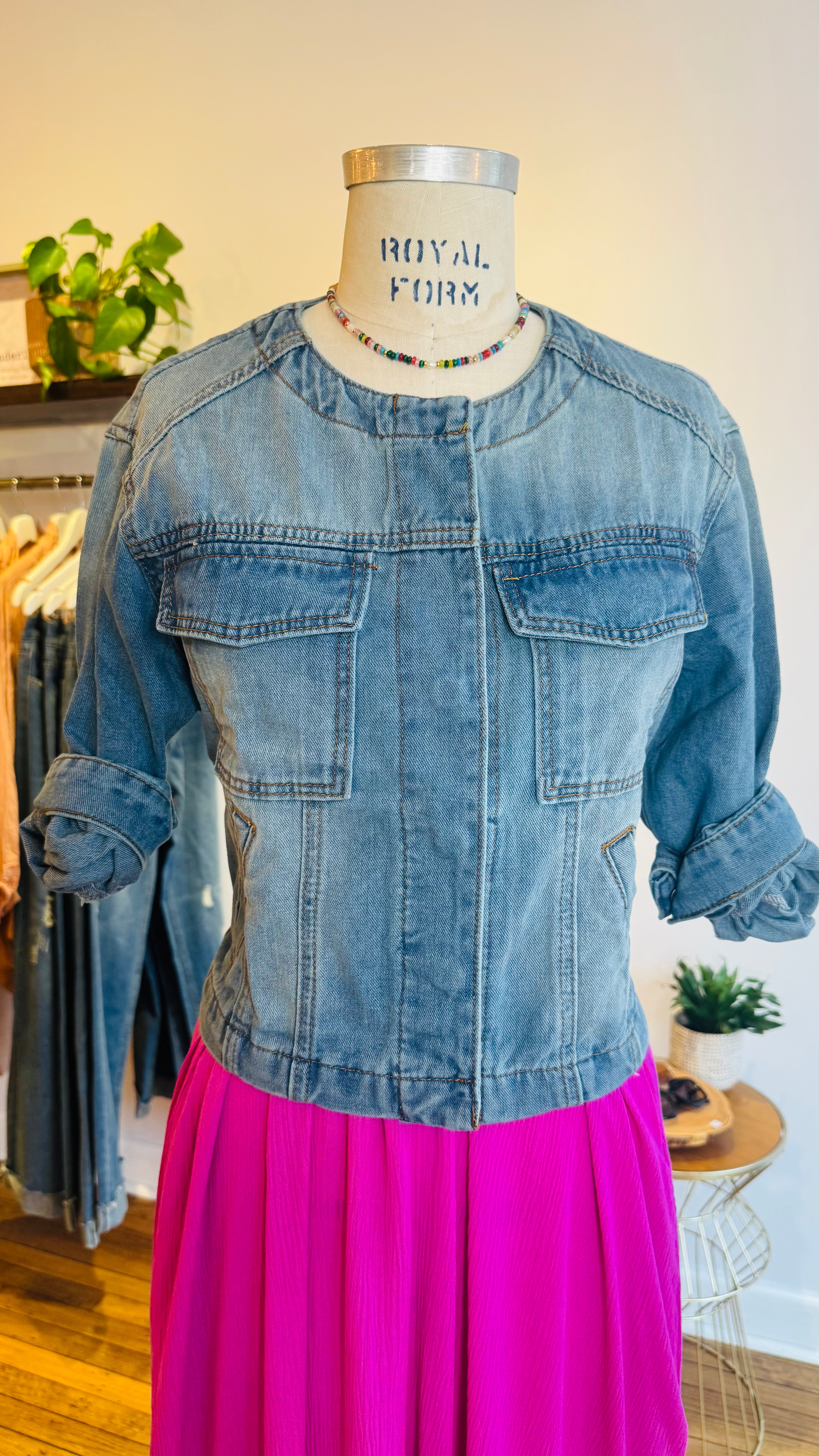 Long Sleeve Denim Jacket