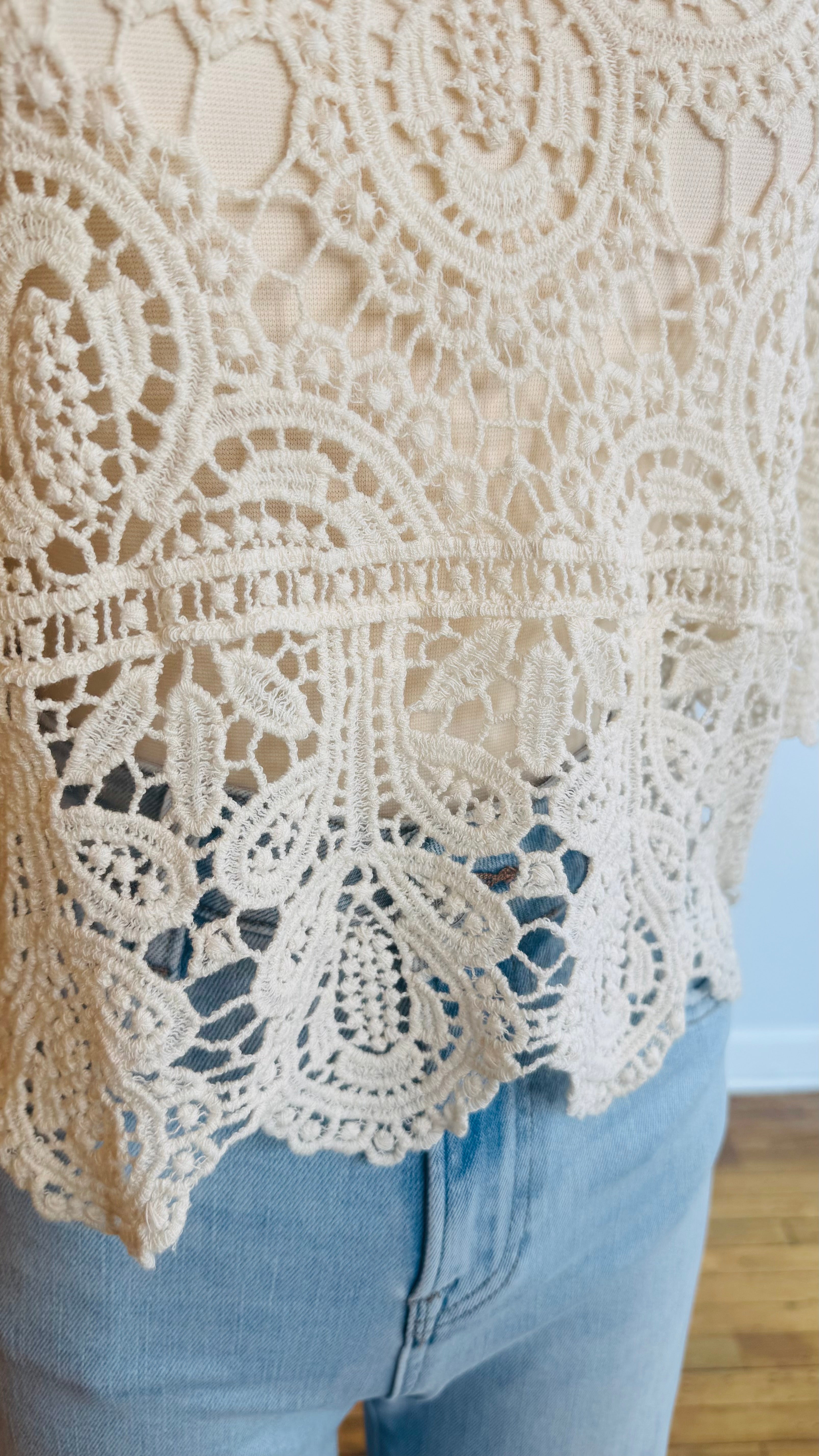 Crochet Pullover Top