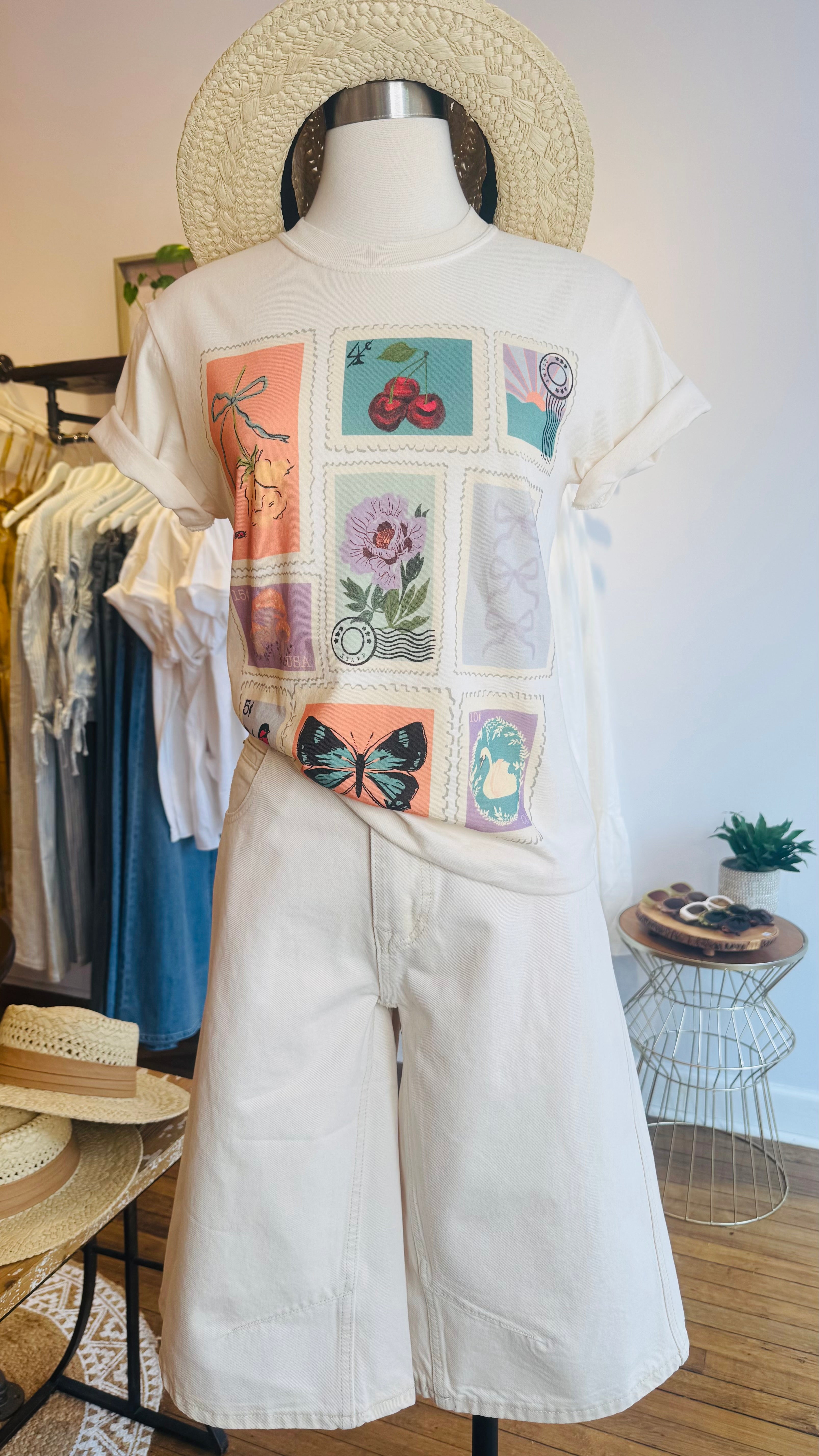 Denim Bermuda Shorts