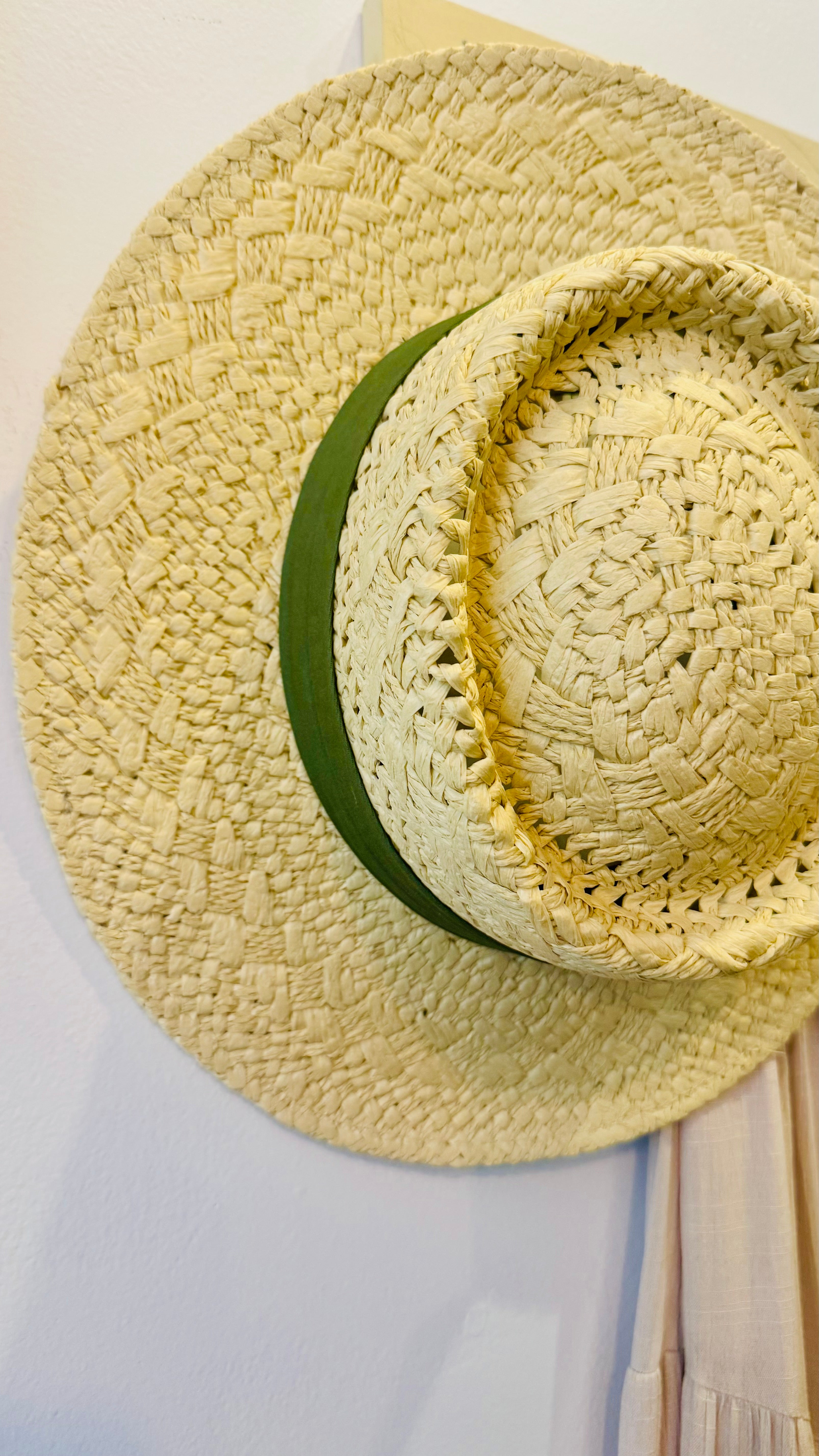 Wide Brim Paper Straw Hat