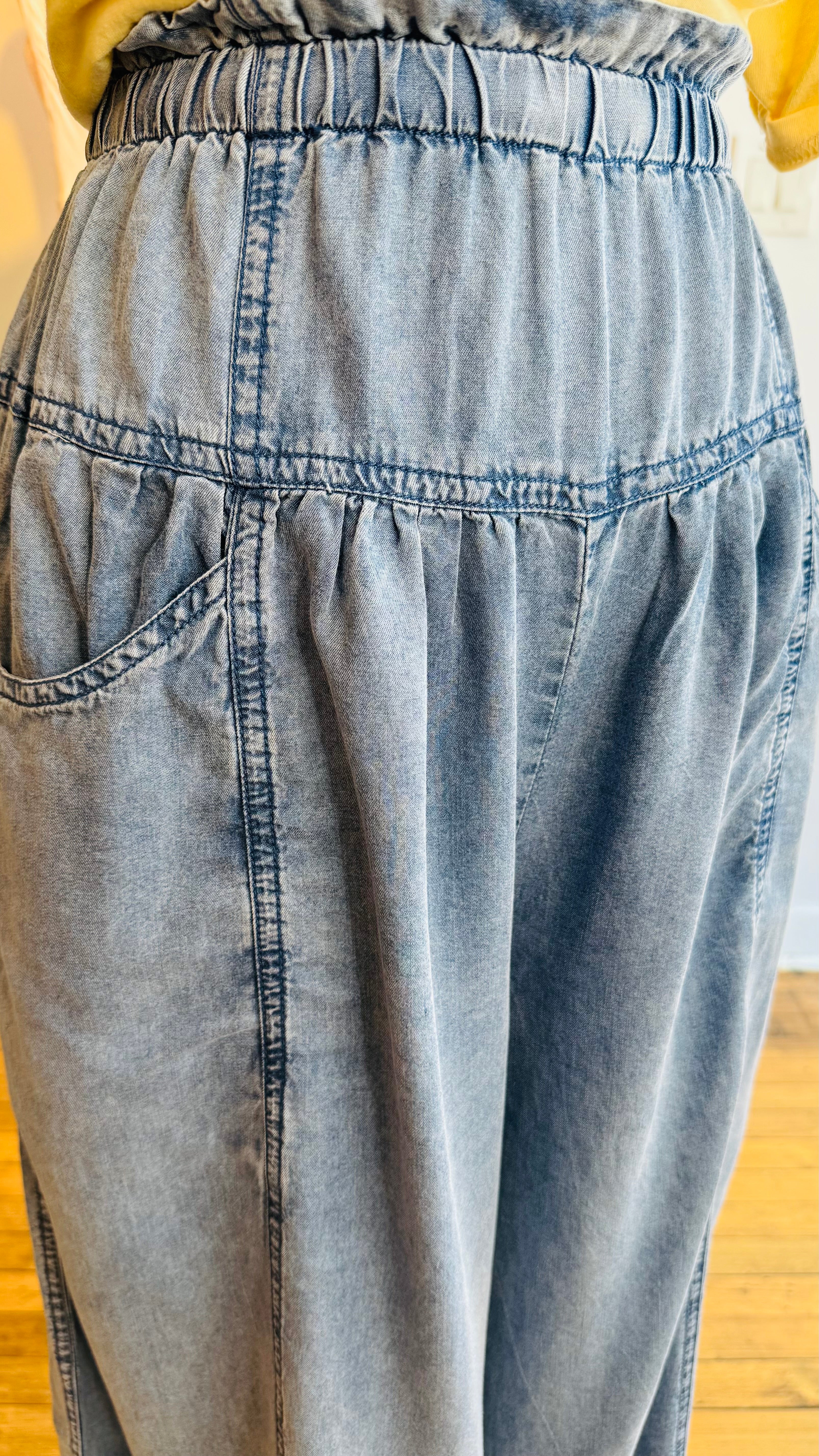 Tencel Wide-Leg Pant