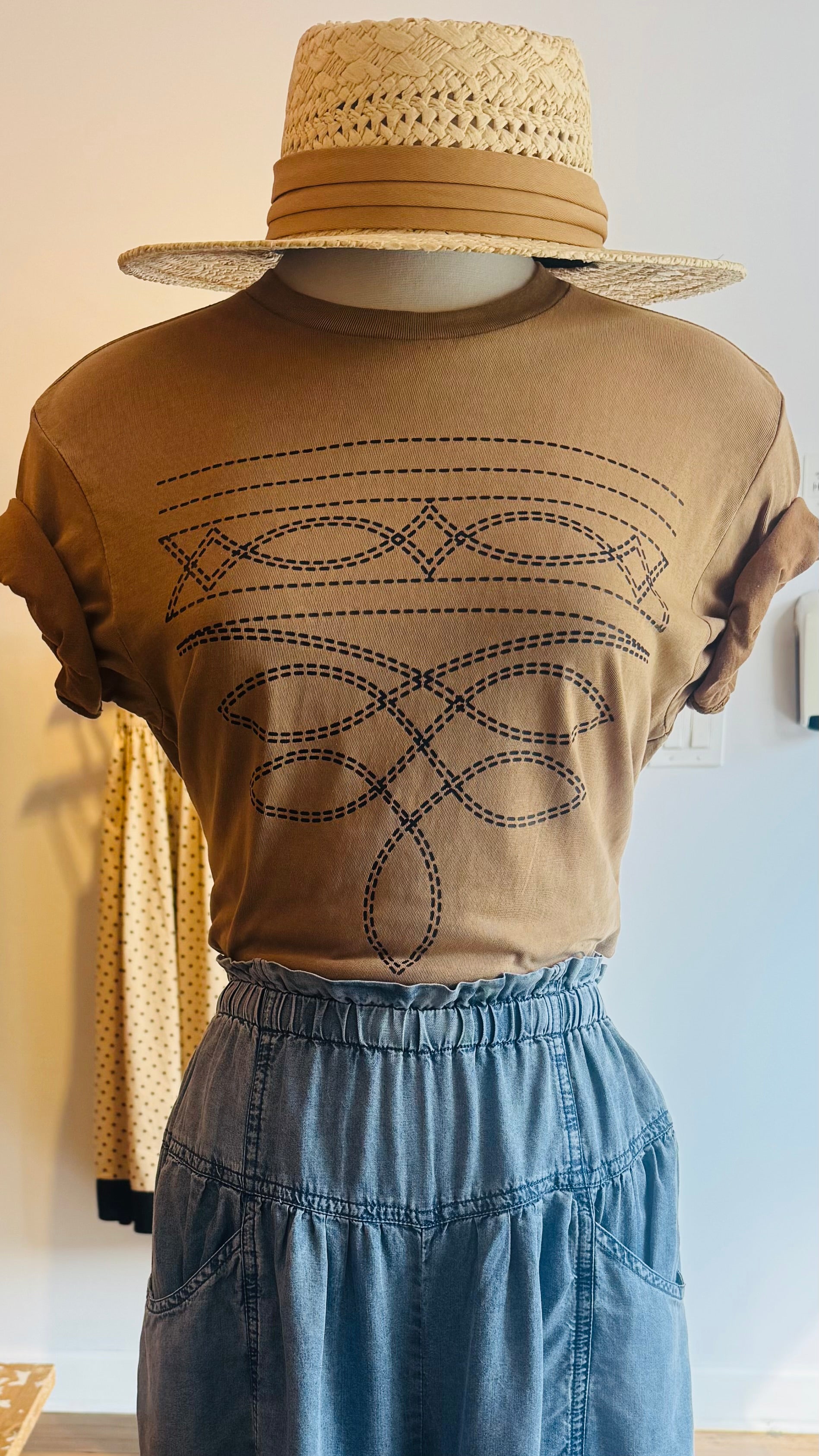 Western Stitch Graphic Vintage Tee