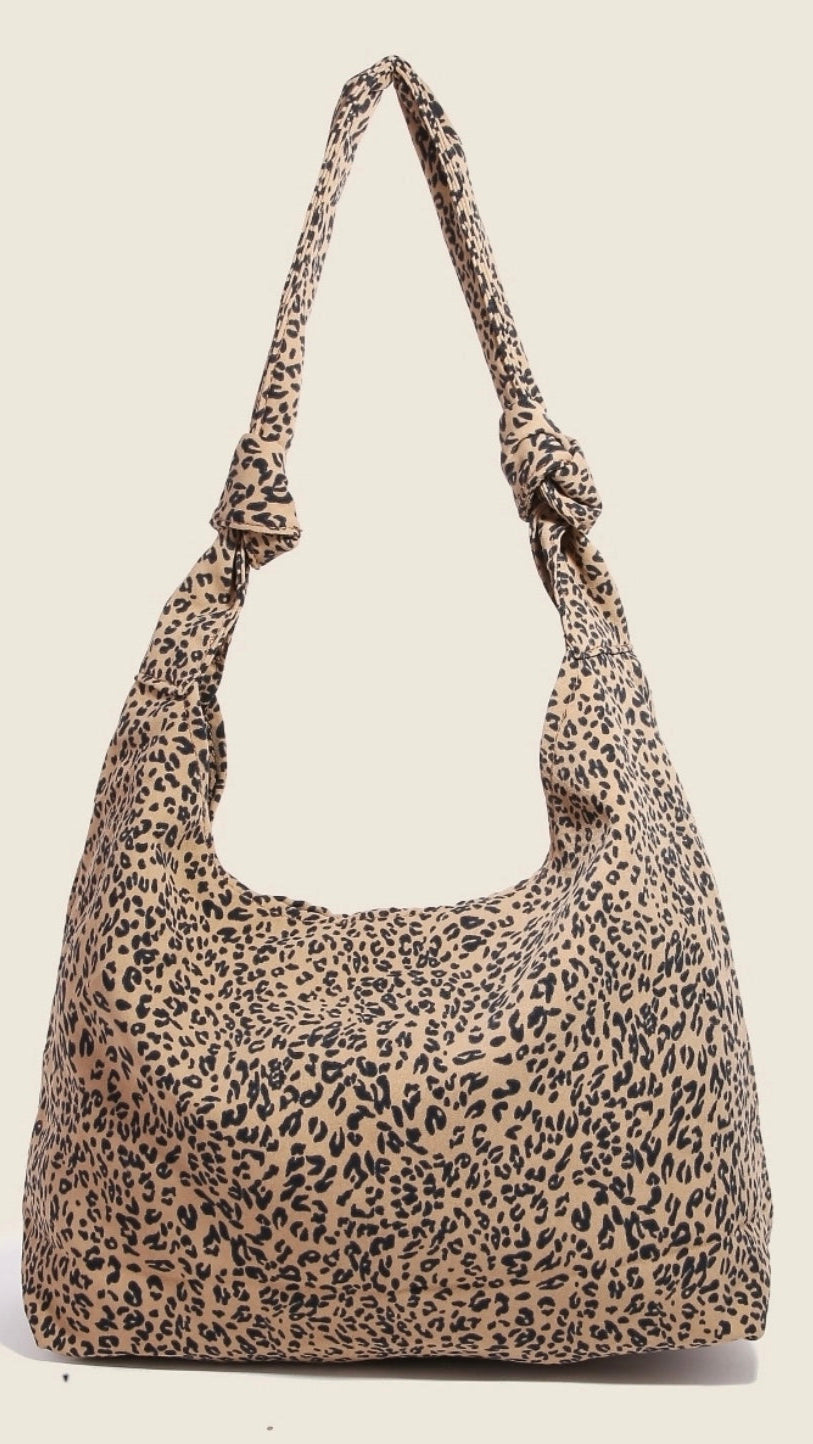 Leopard Print Shoulder Bag