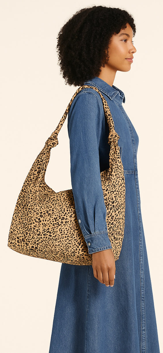 Leopard Print Shoulder Bag