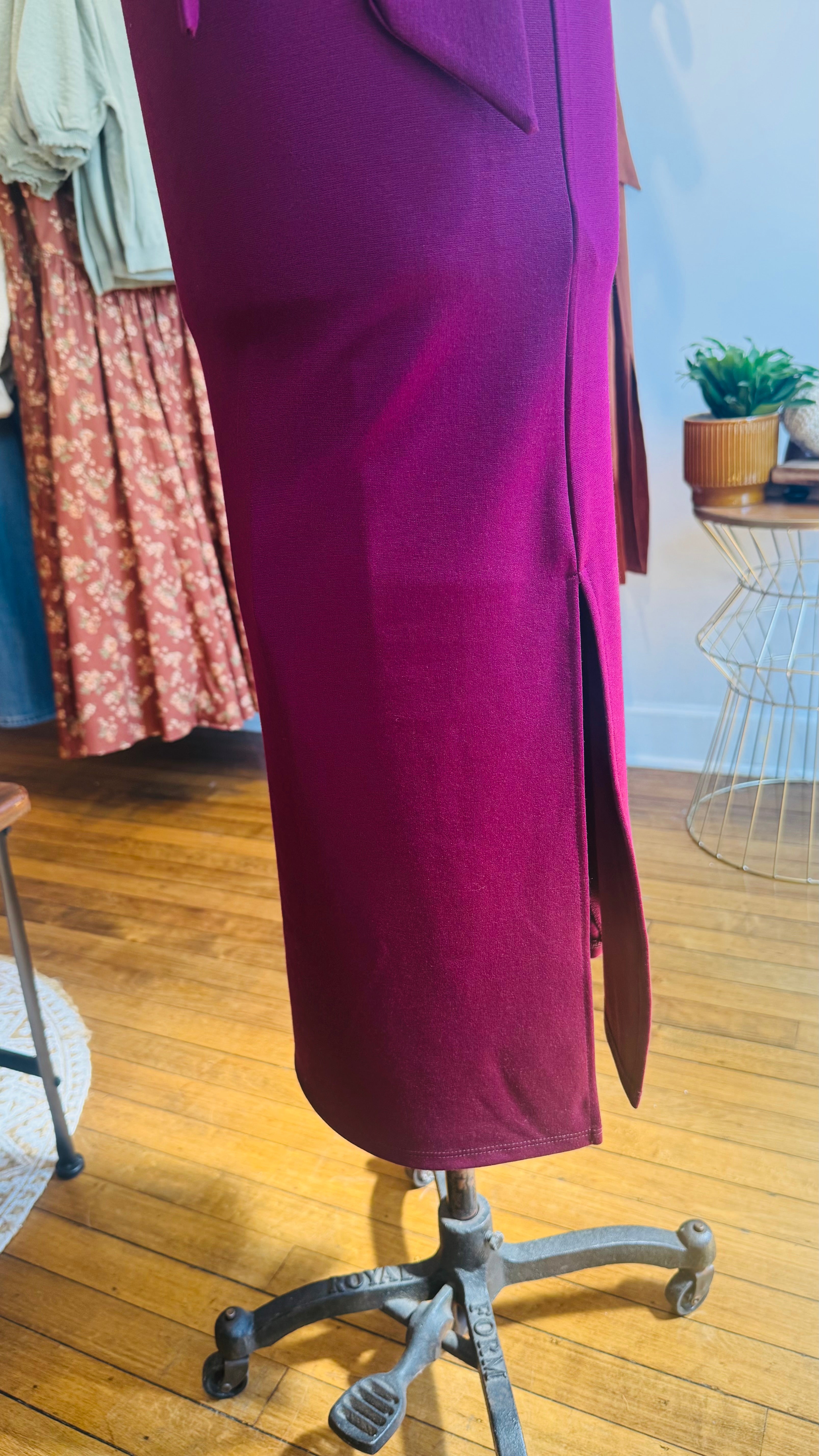 Tie Front Midi Dress