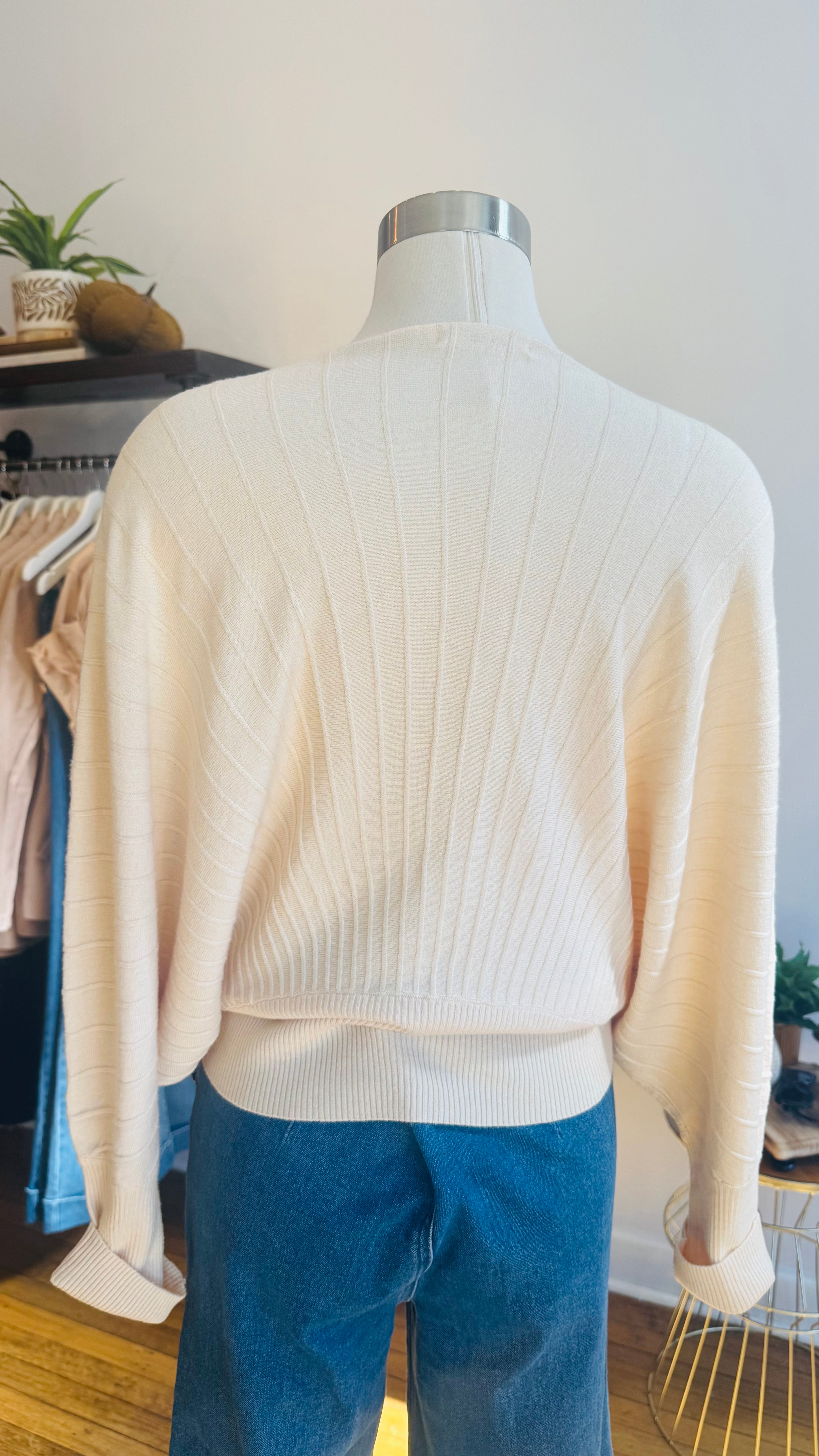 Ribbed Pullover Sweater