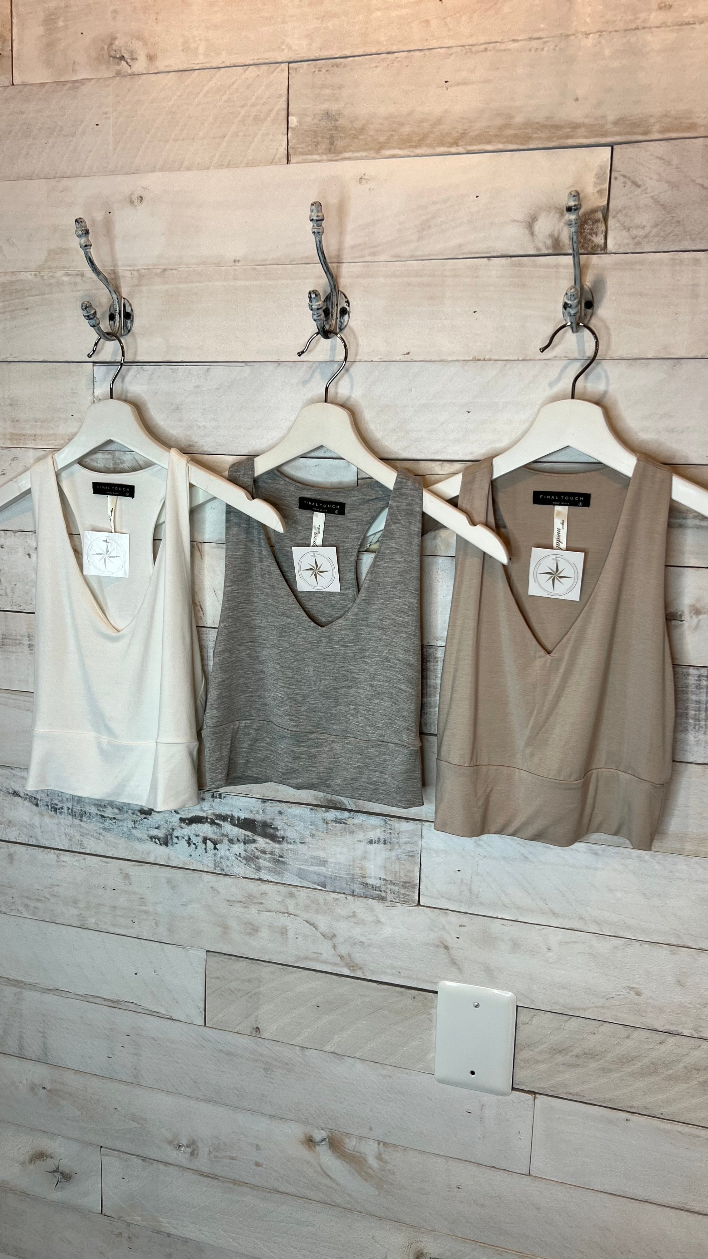 Double Layered Crop Tank Top