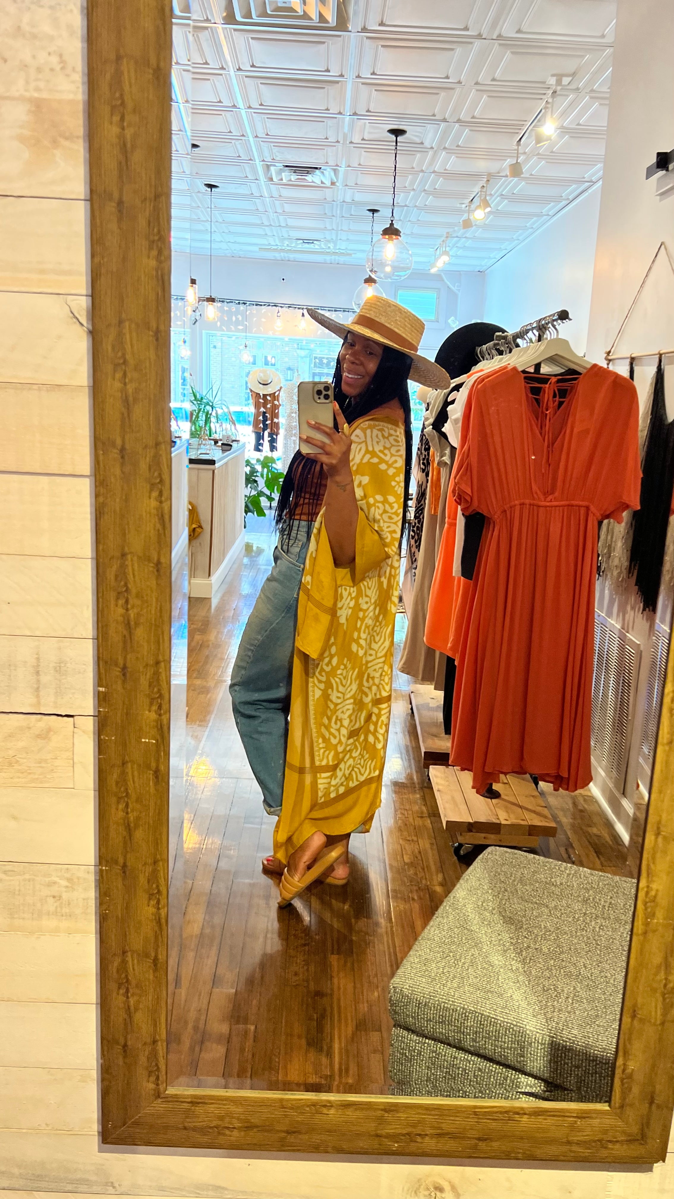 Mixed Print Kimono