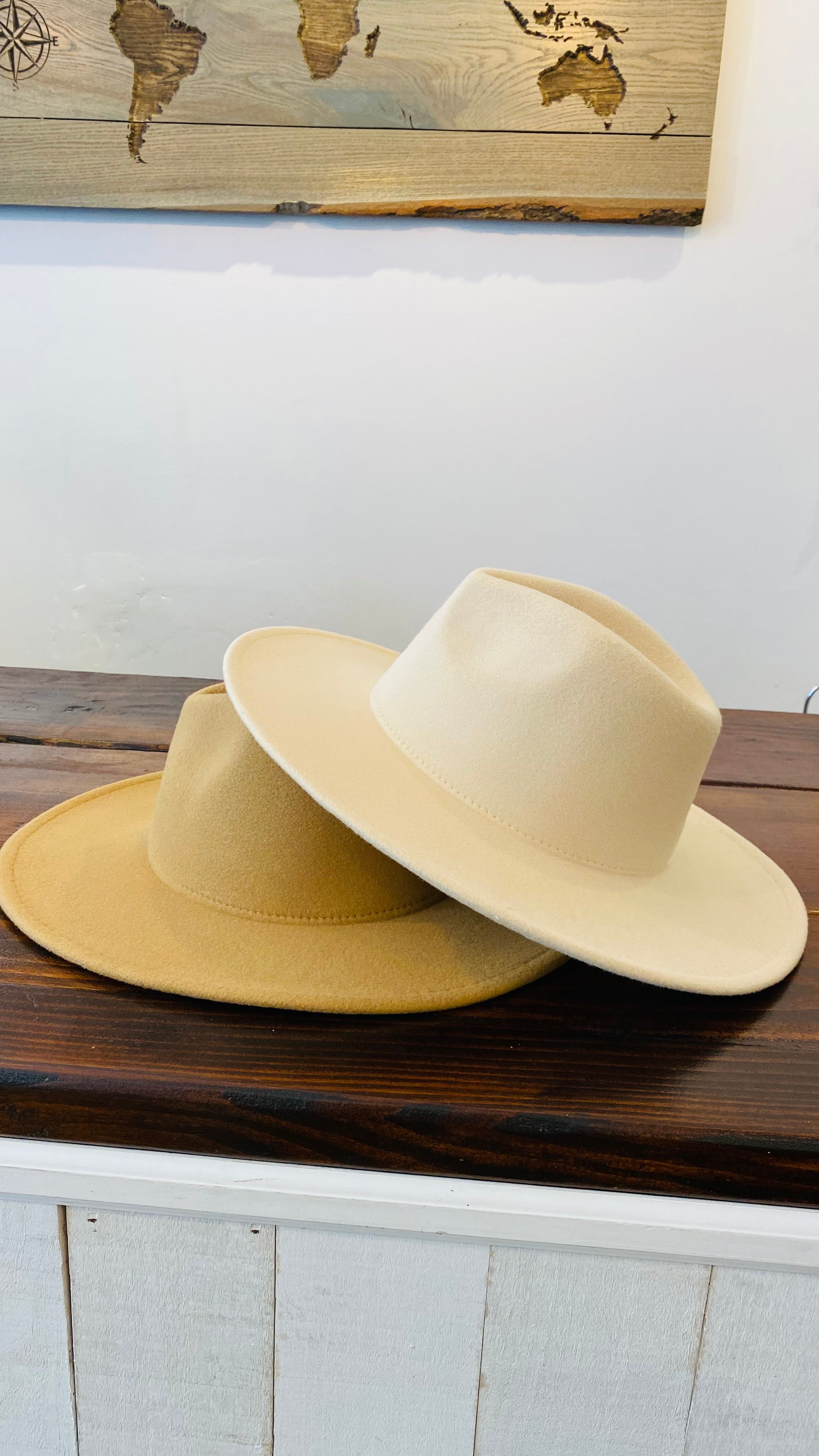 Wide Brim Felt Hat