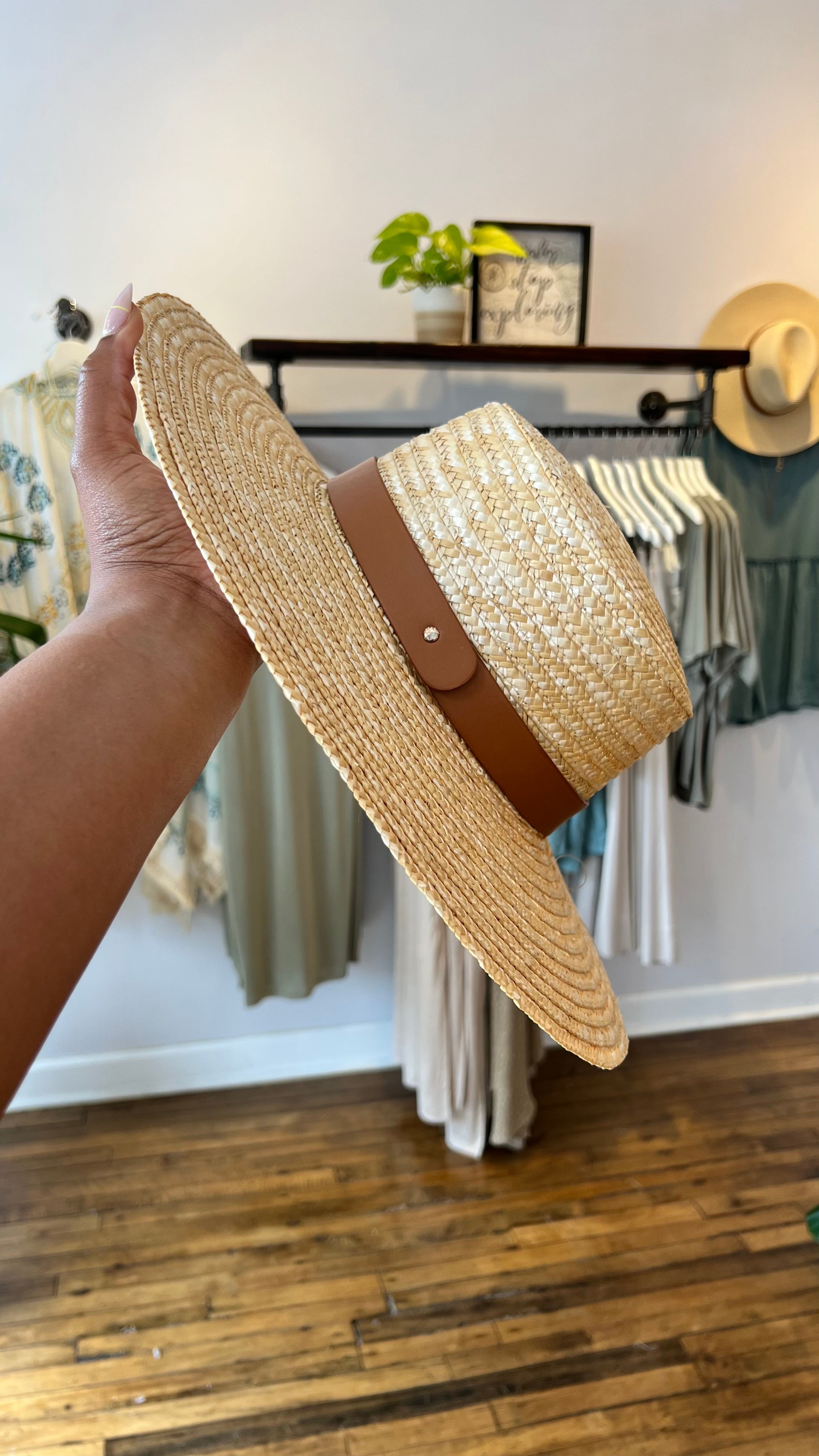 Wide Brim Straw Hat