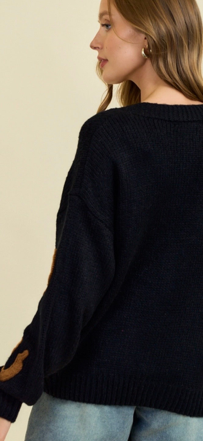 Horseshoe Patch Cardigan
