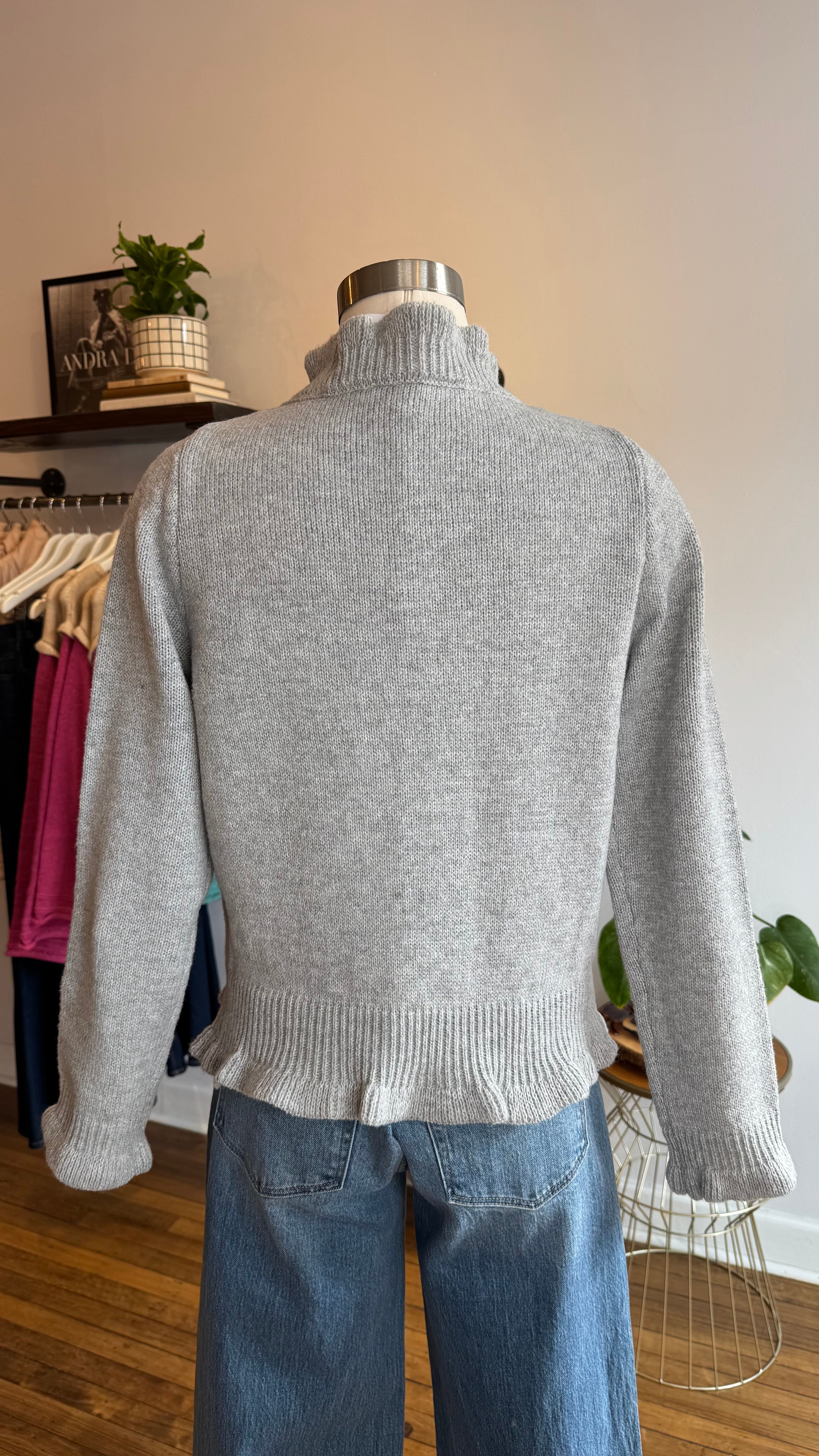 Pearl Button Knit Cardigan