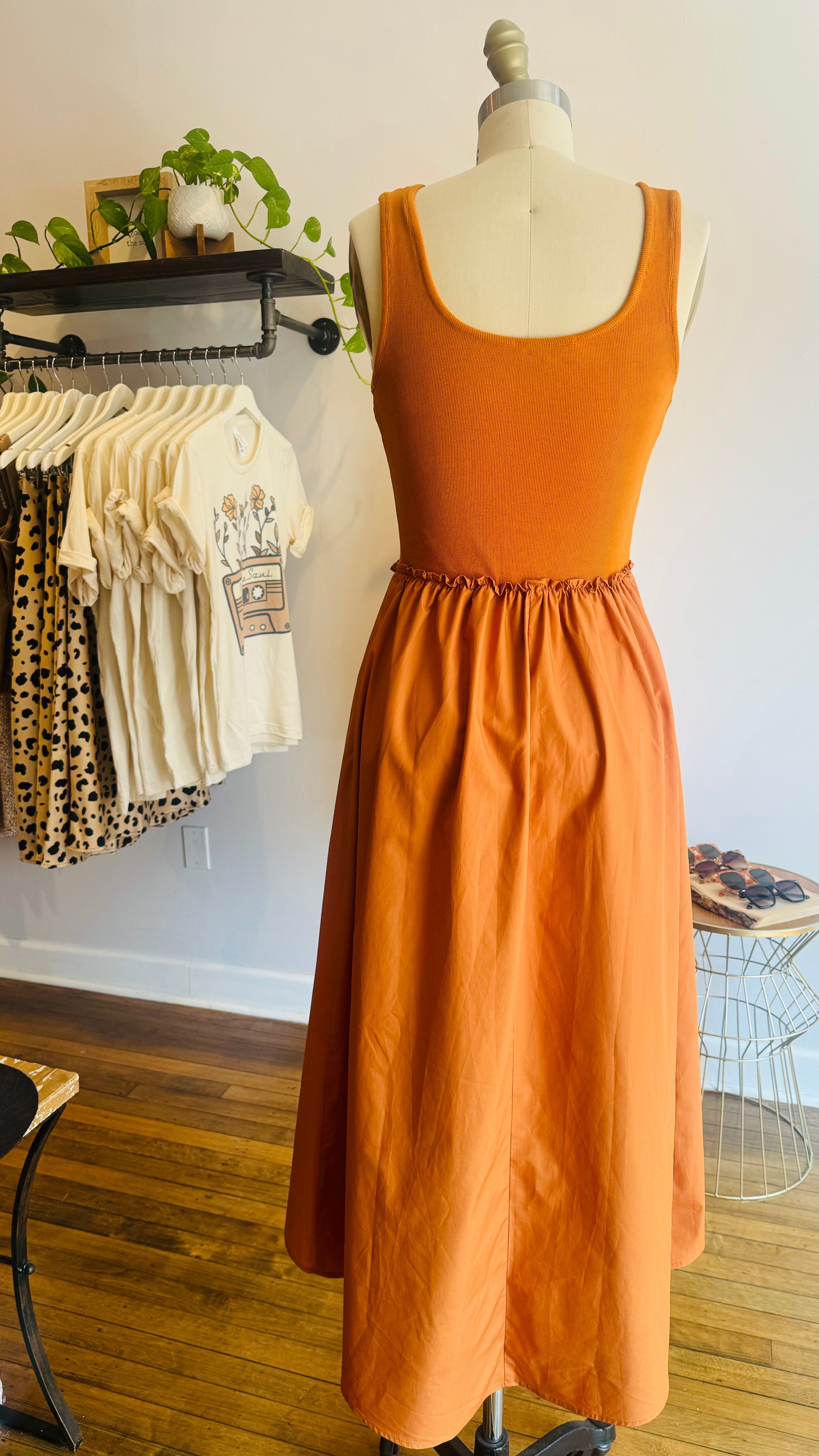Sleeveless High Low Dress