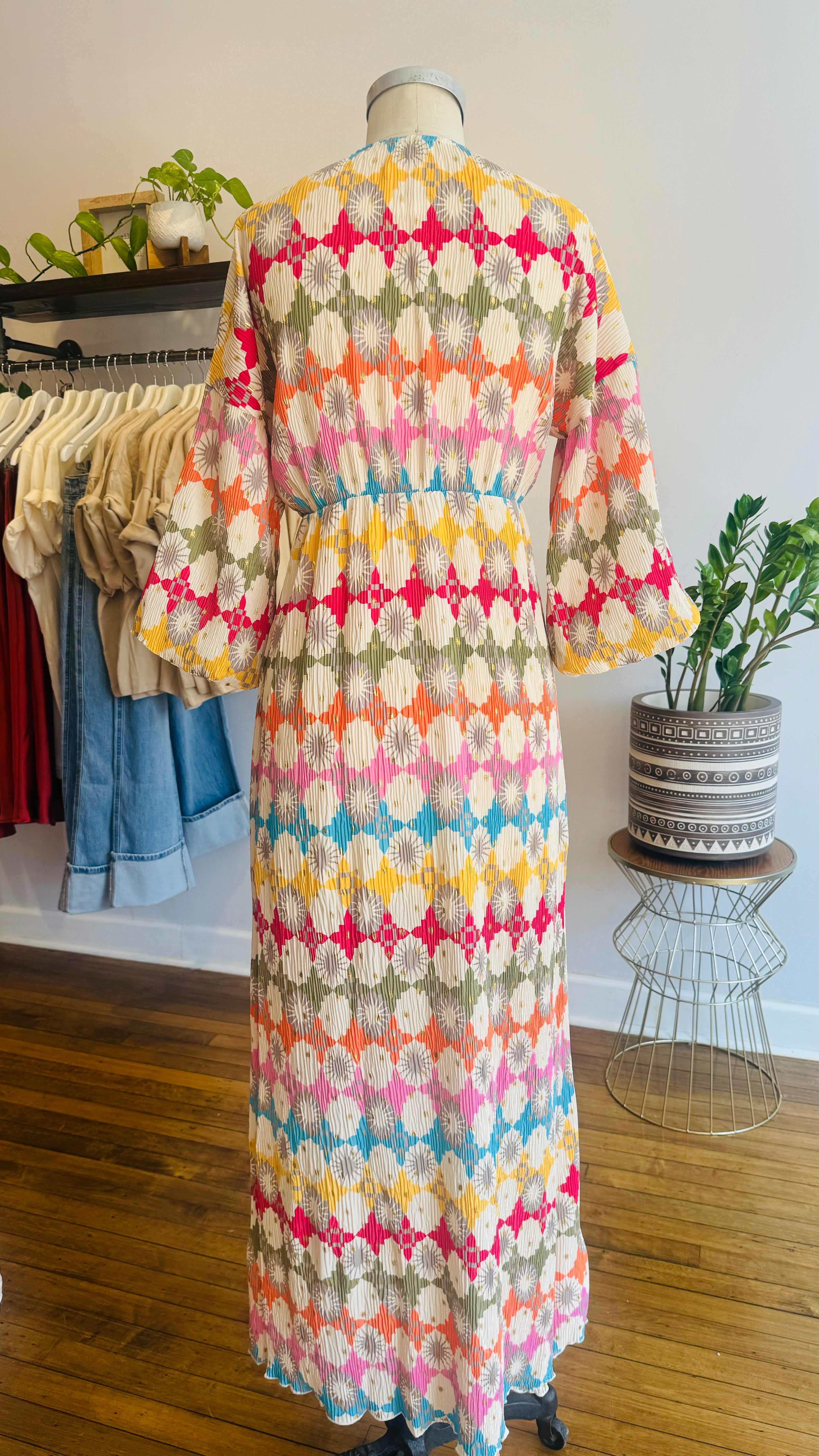 Retro Maxi Dress