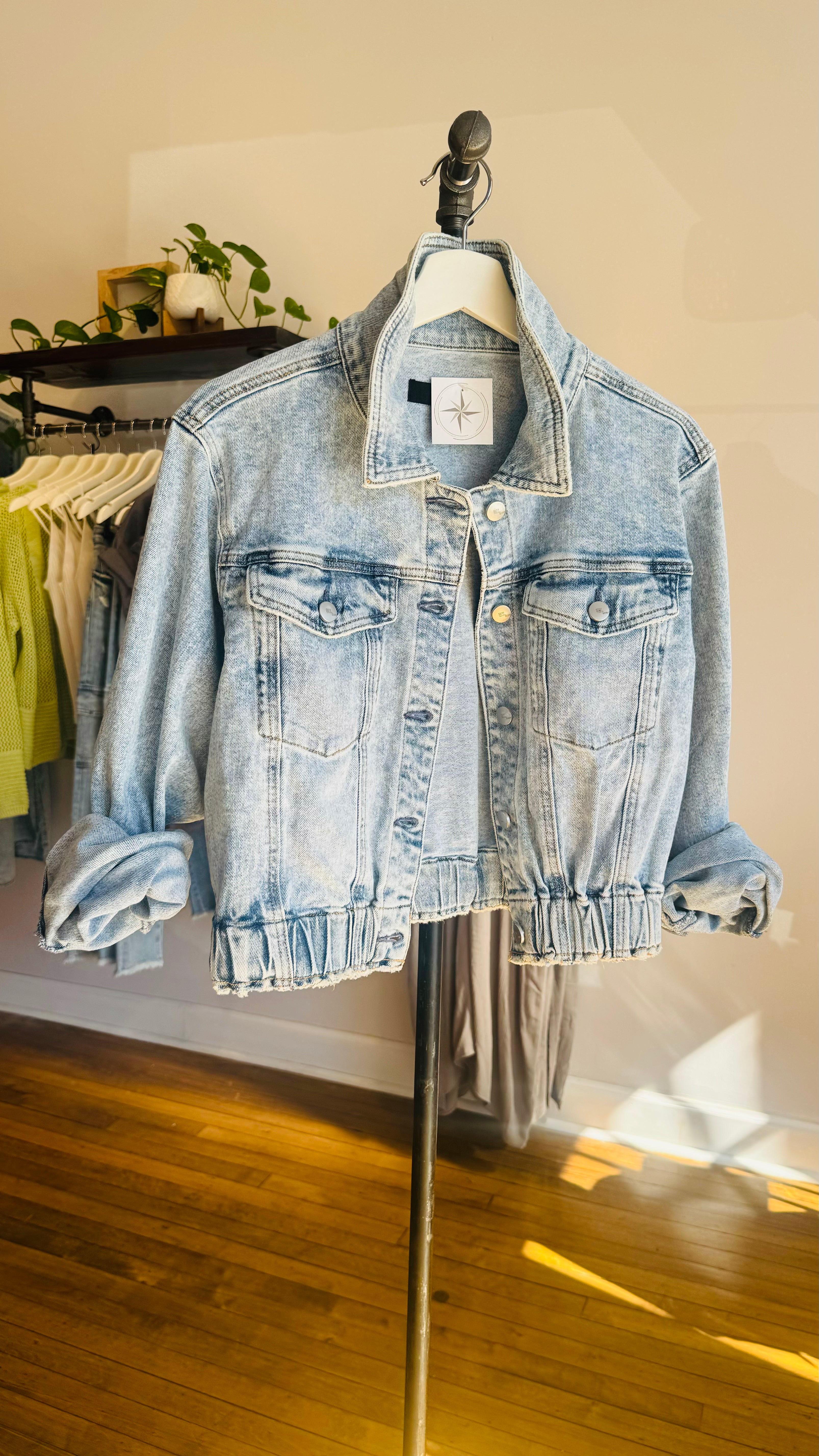 Cropped Denim Jacket