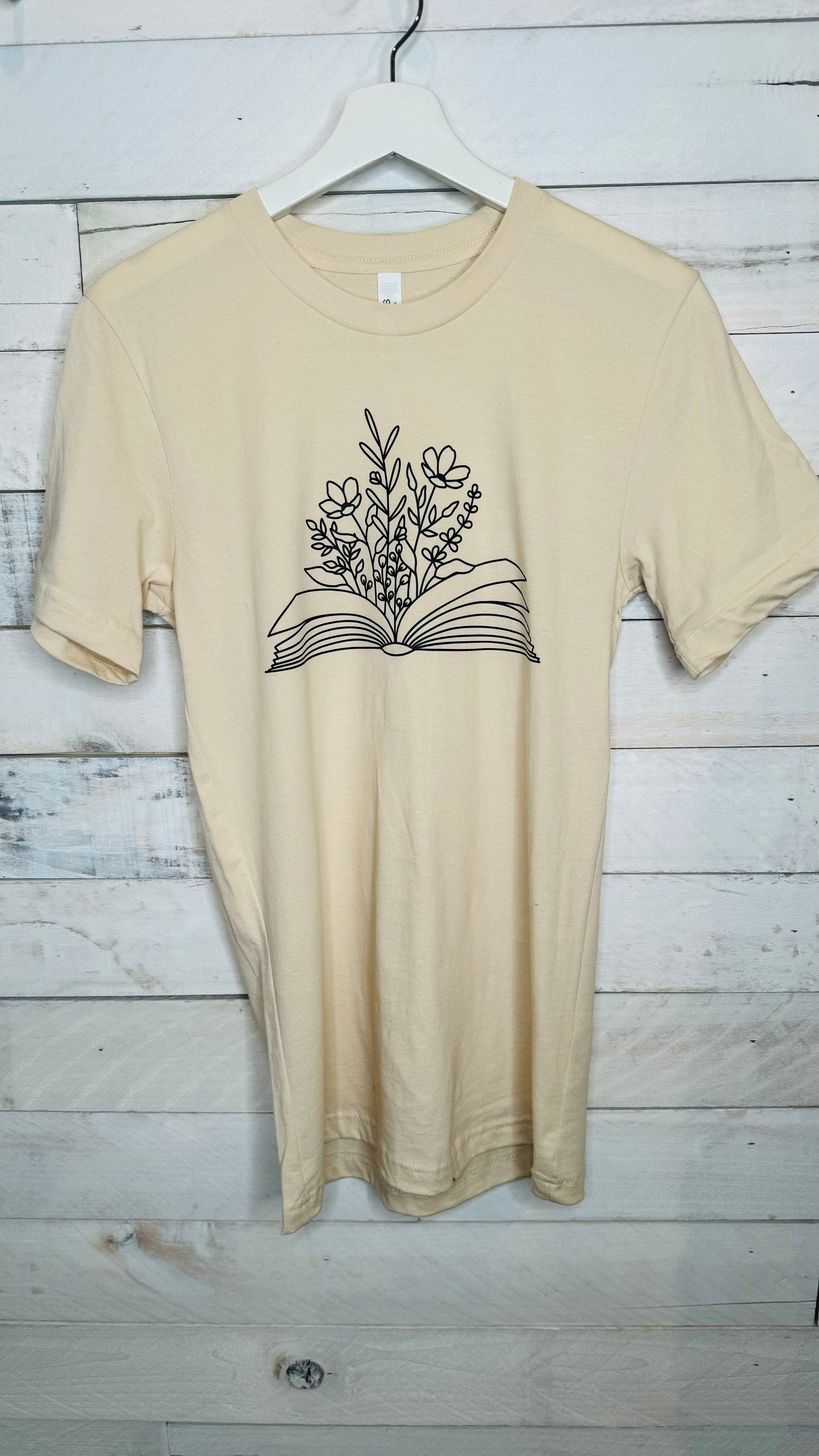 Floral Book Graphic Tee