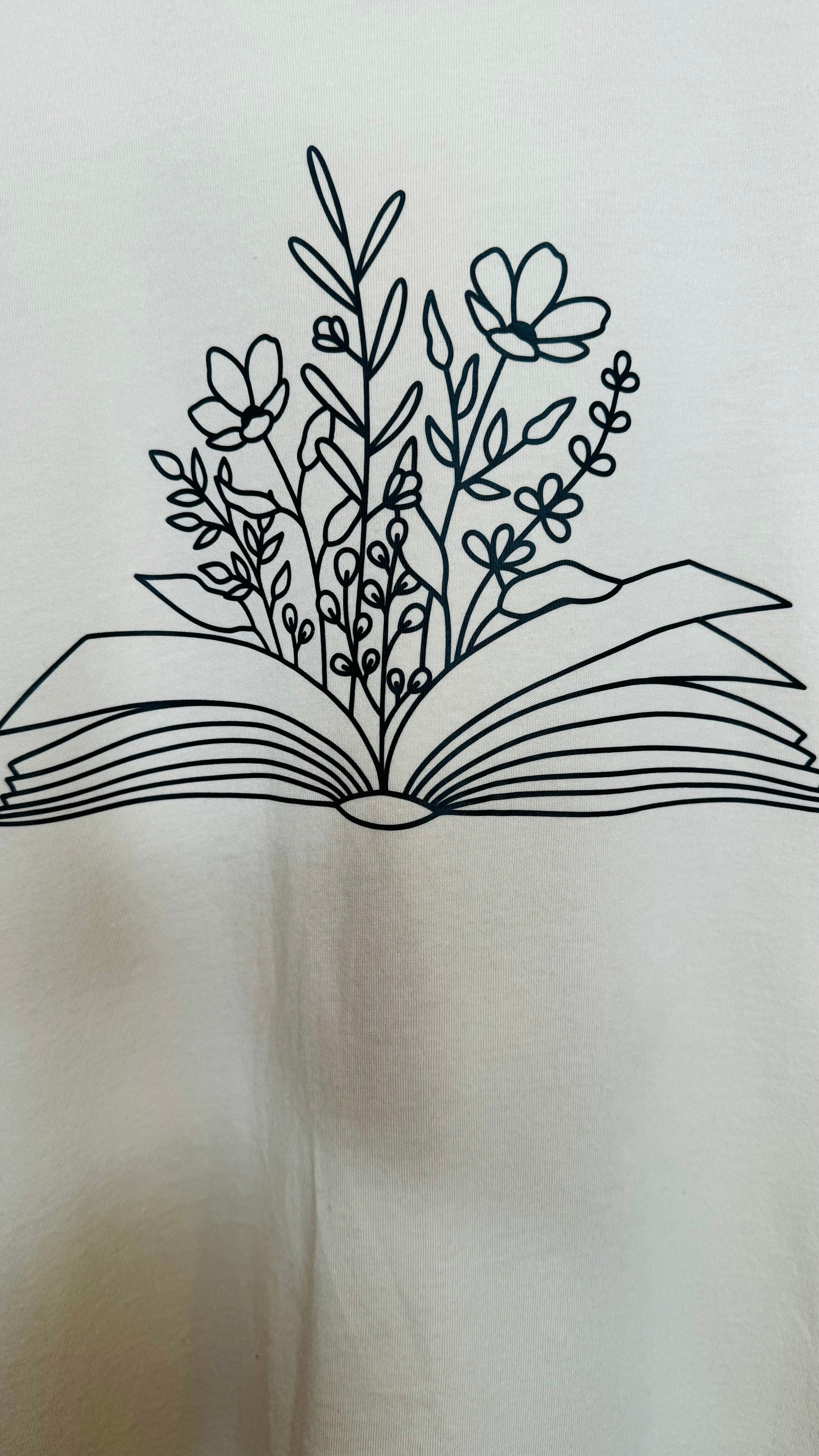 Floral Book Graphic Tee