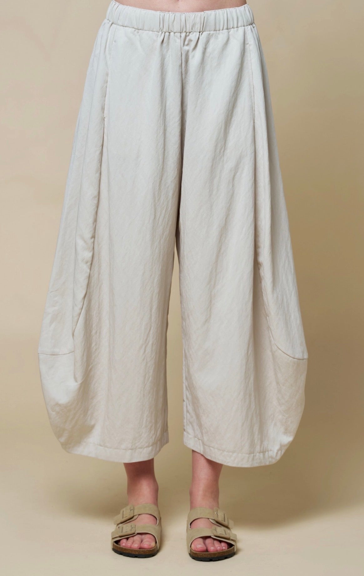 Elastic Waist Balloon Pants