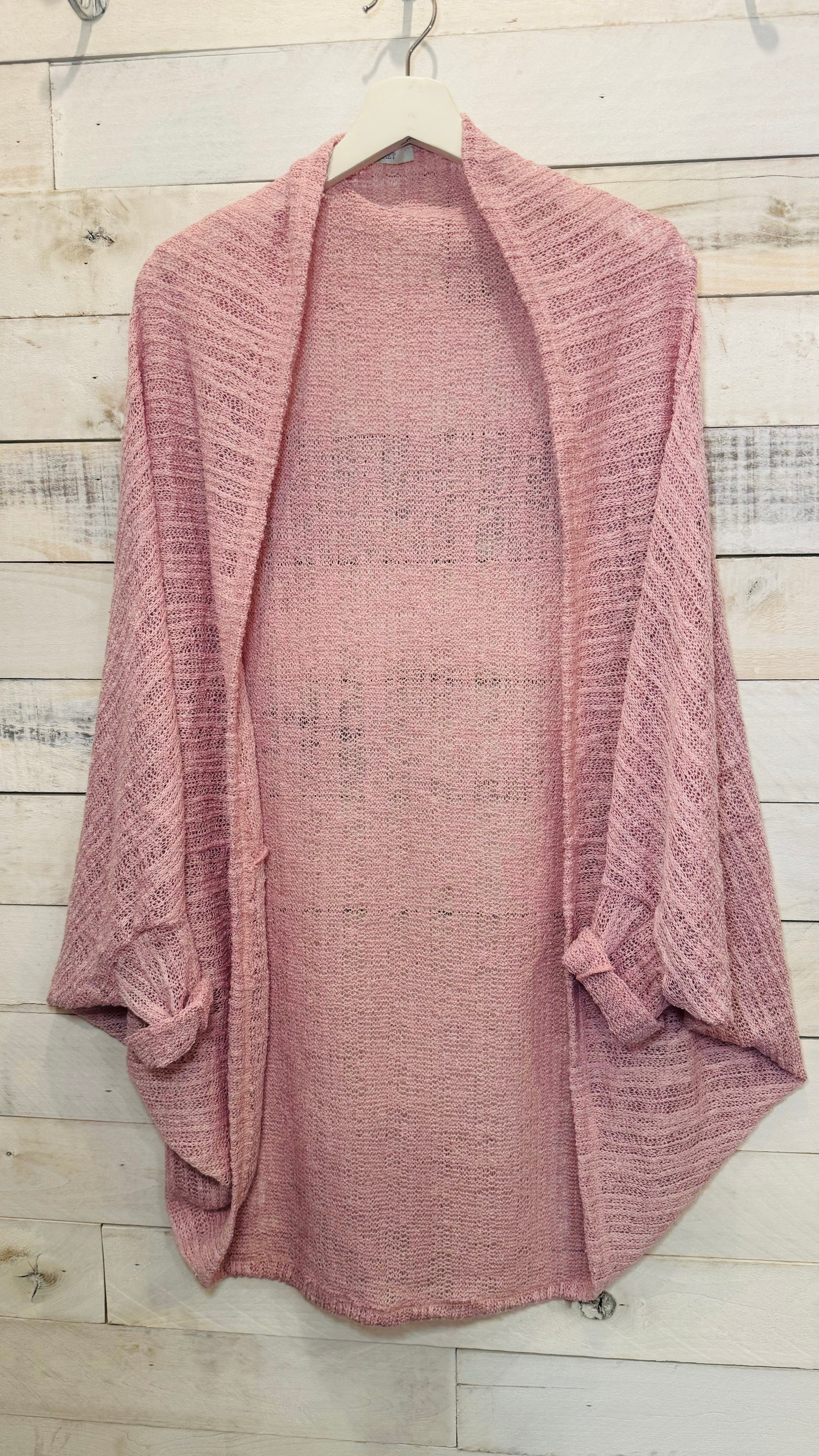 Dolman Sleeve Open Cardigan