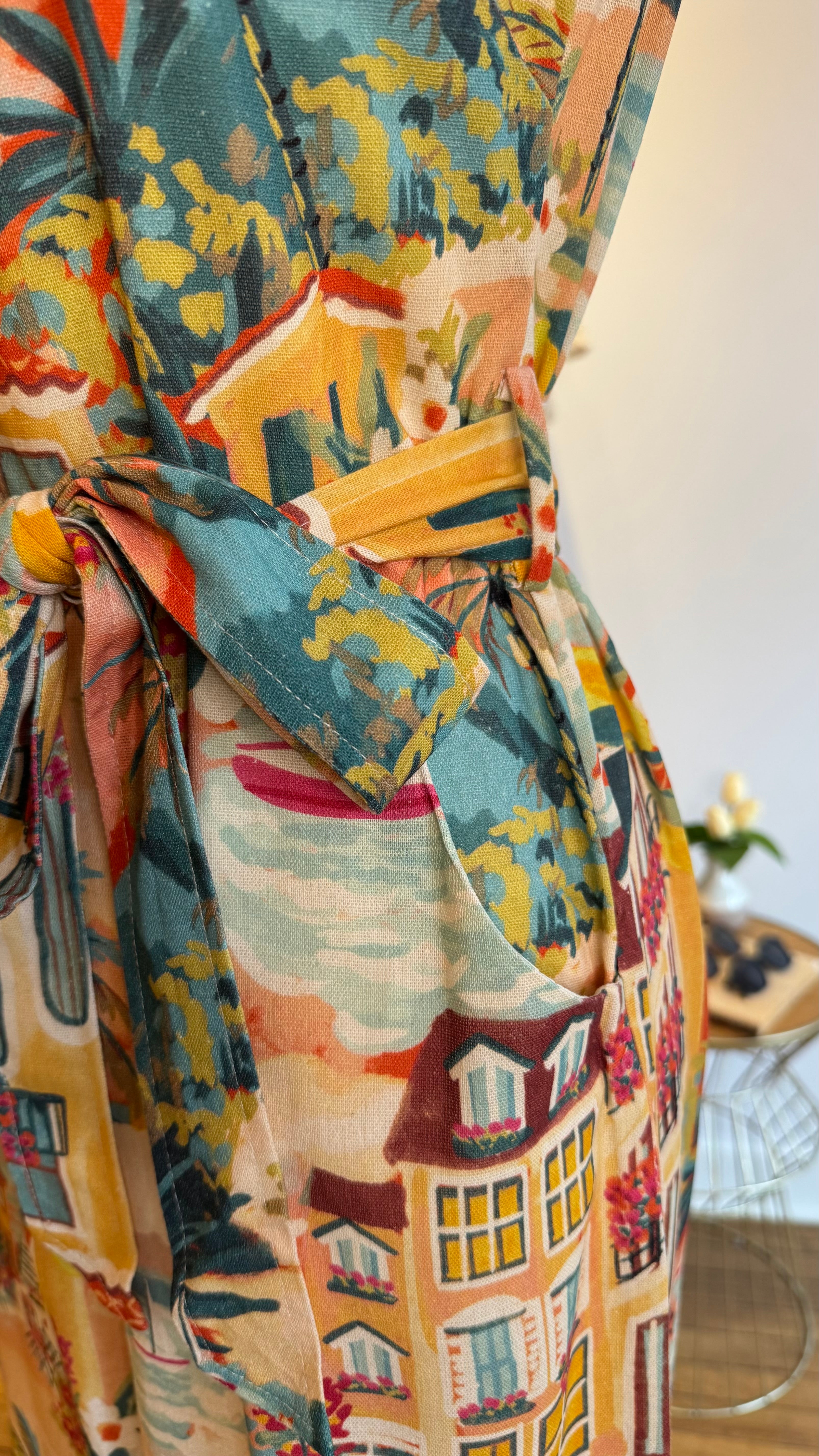 Villa Views Belted Jumpsuit