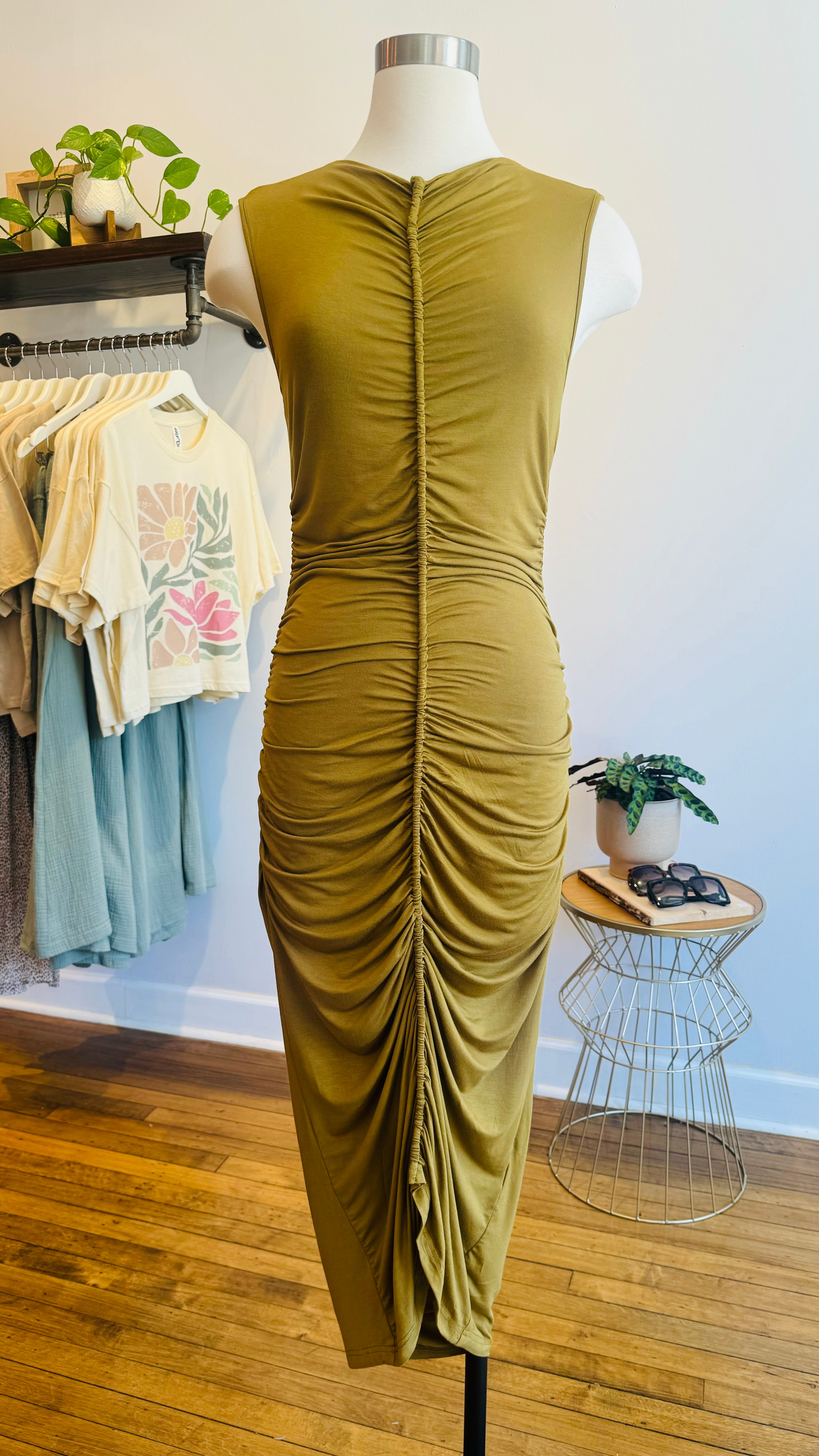 Jersey Midi Dress