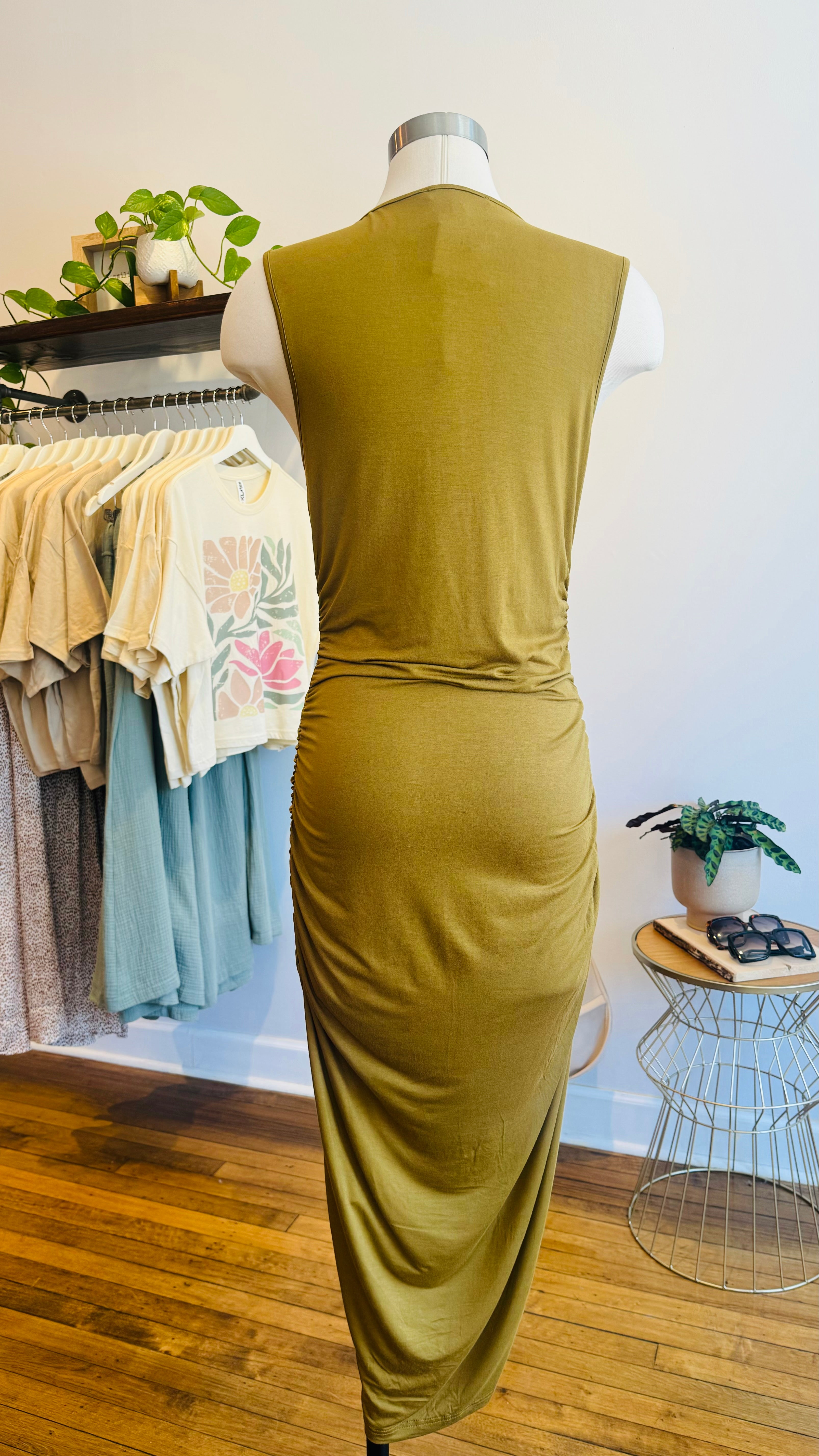 Jersey Midi Dress