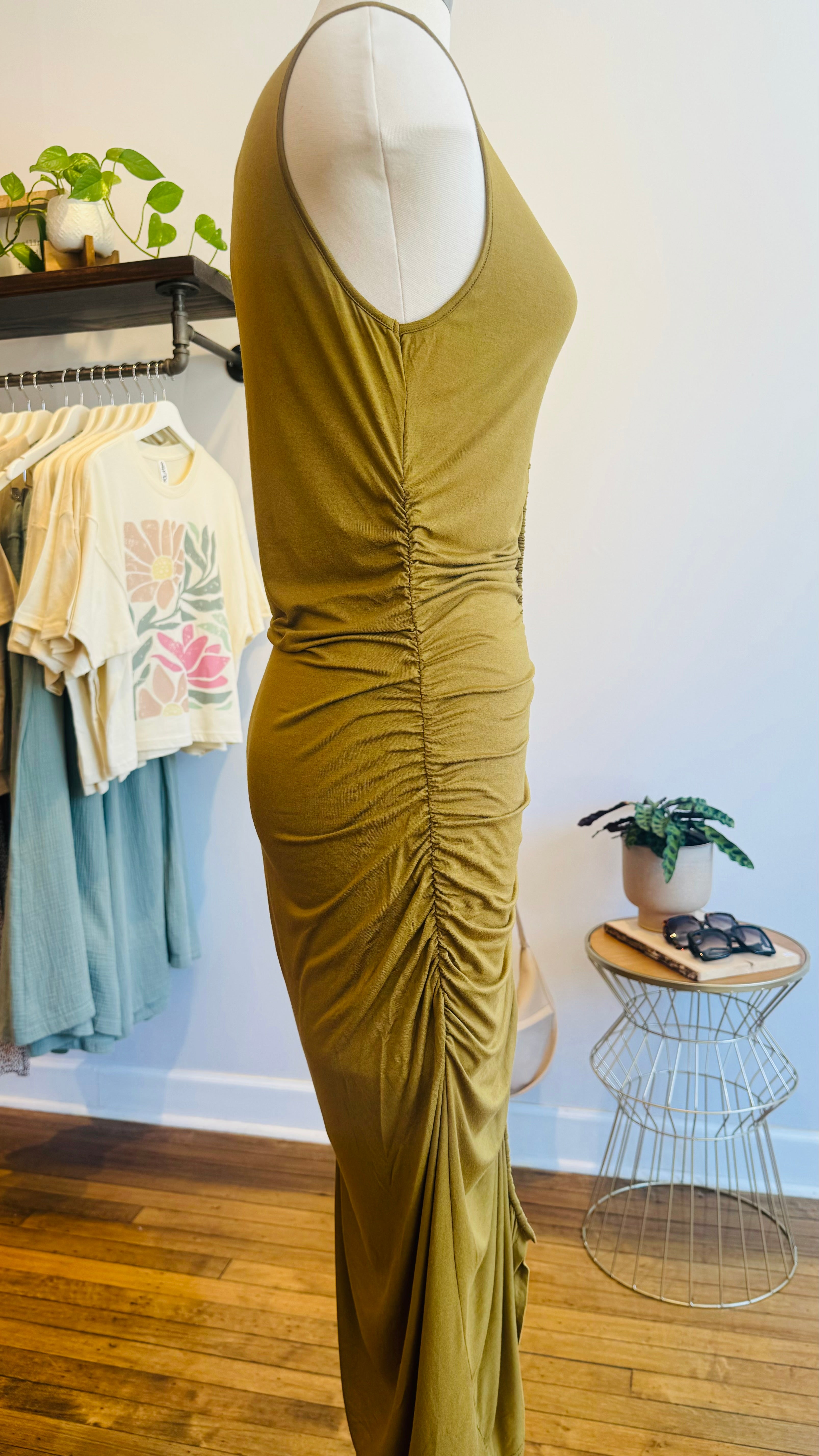 Jersey Midi Dress