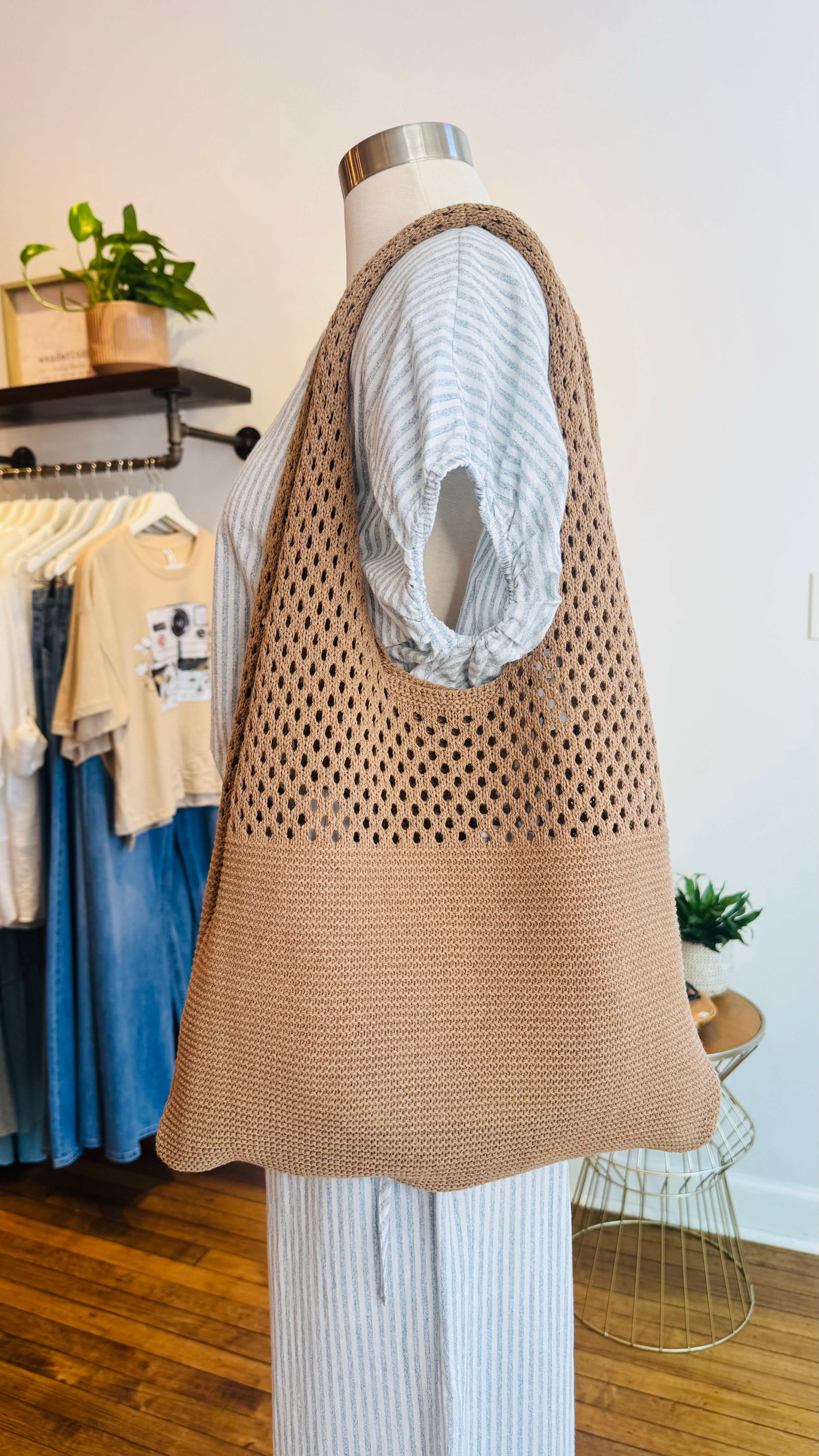 Knit Tote Bag