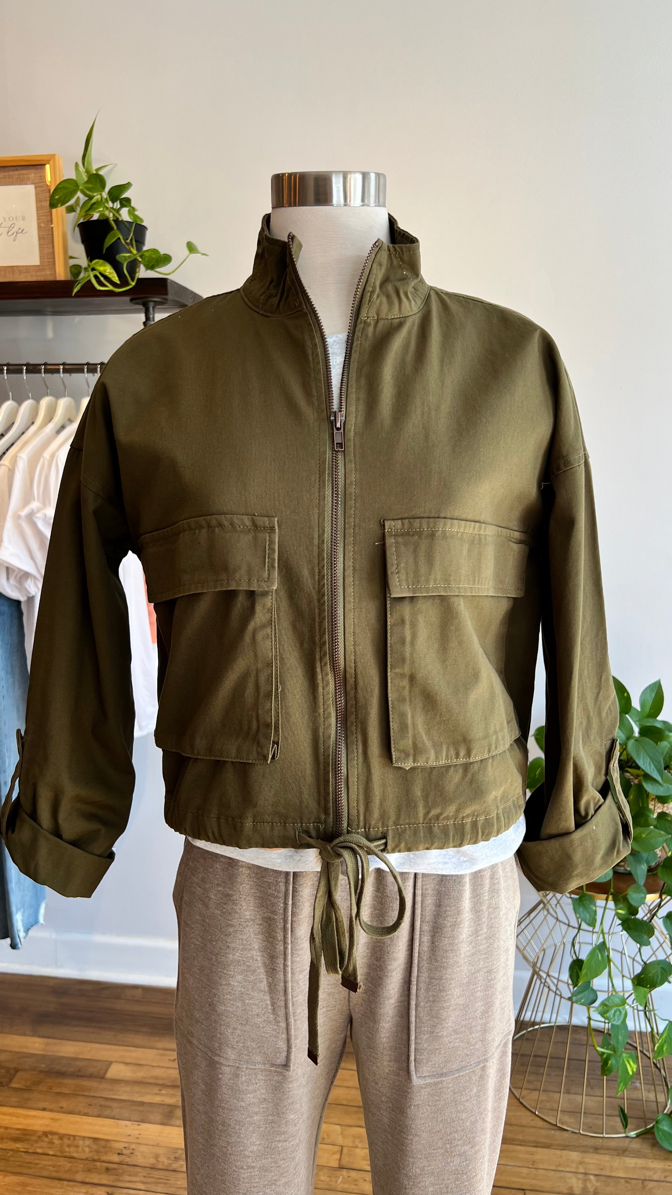 Olive Utility Jacket