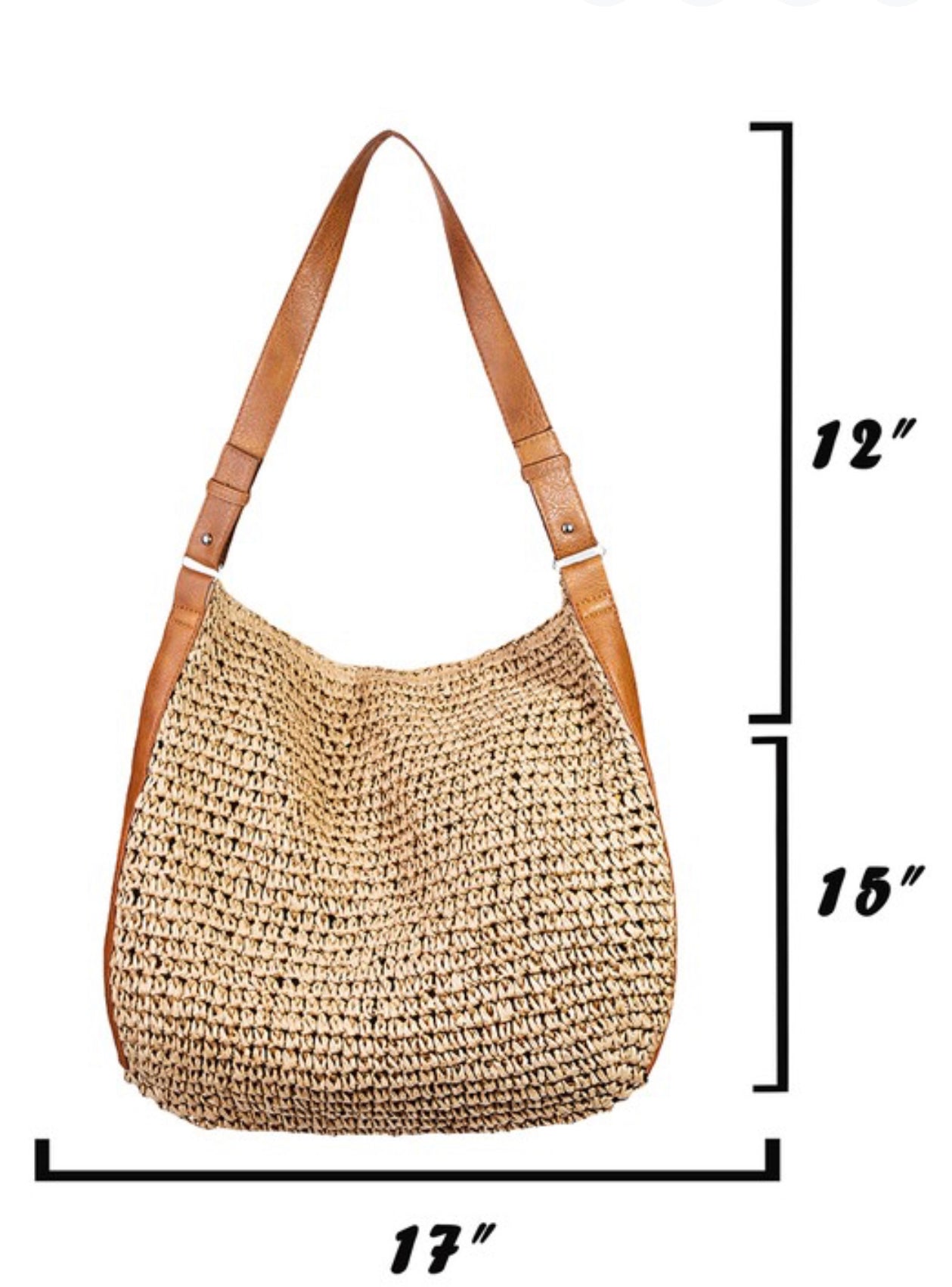 Straw Hobo Bag