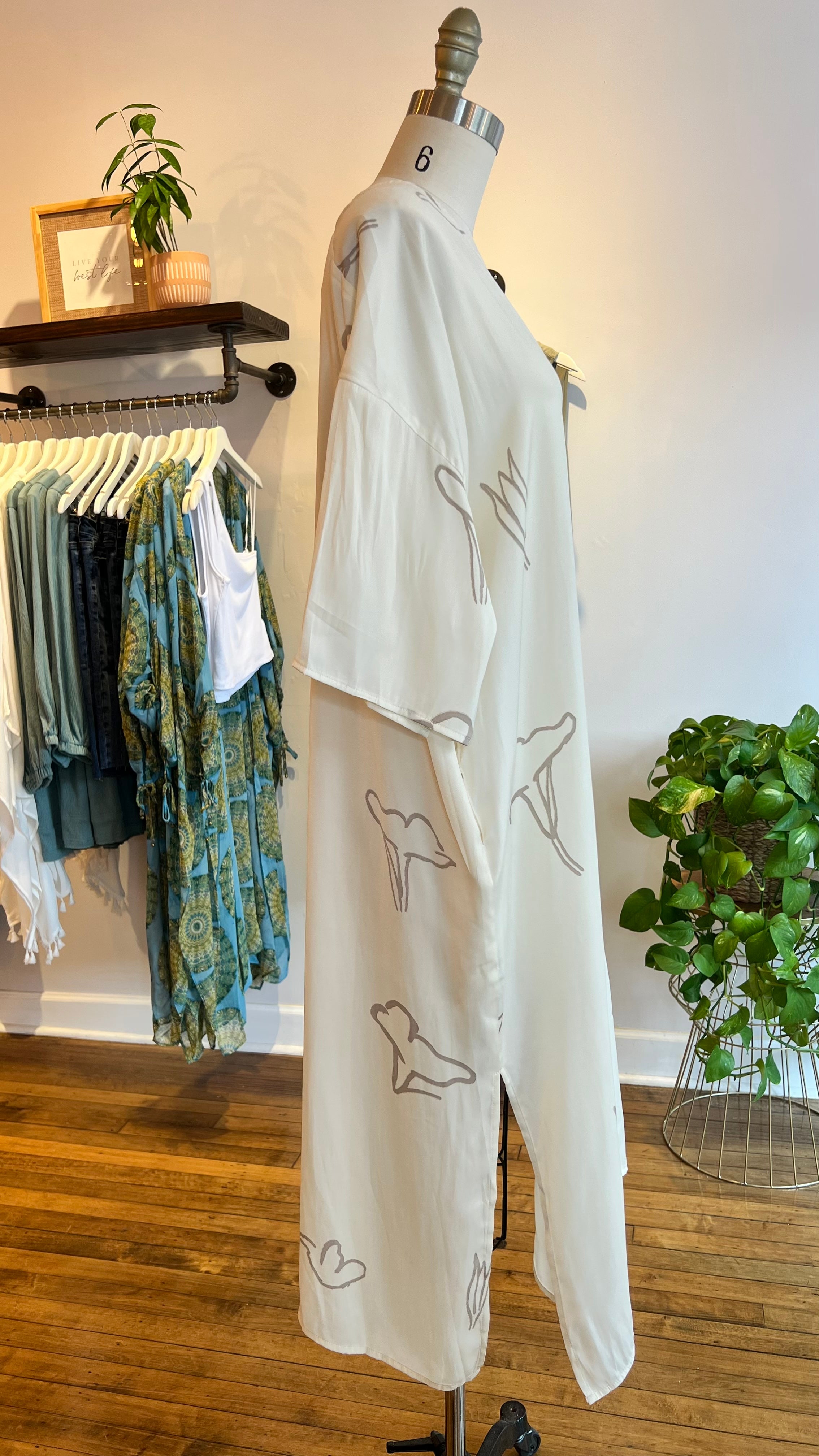 Floral Kaftan Dress