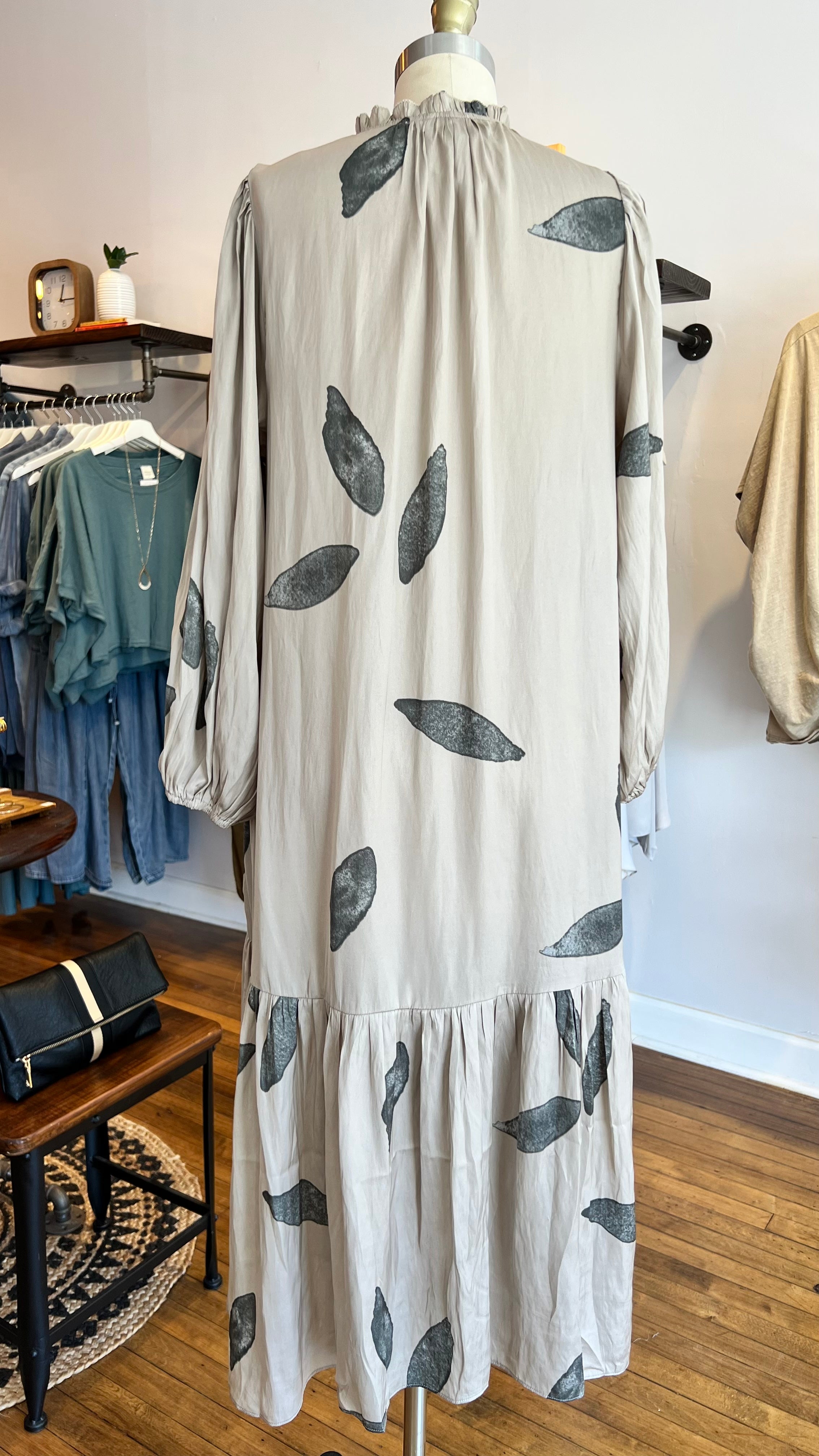 Petal Print Maxi Dress