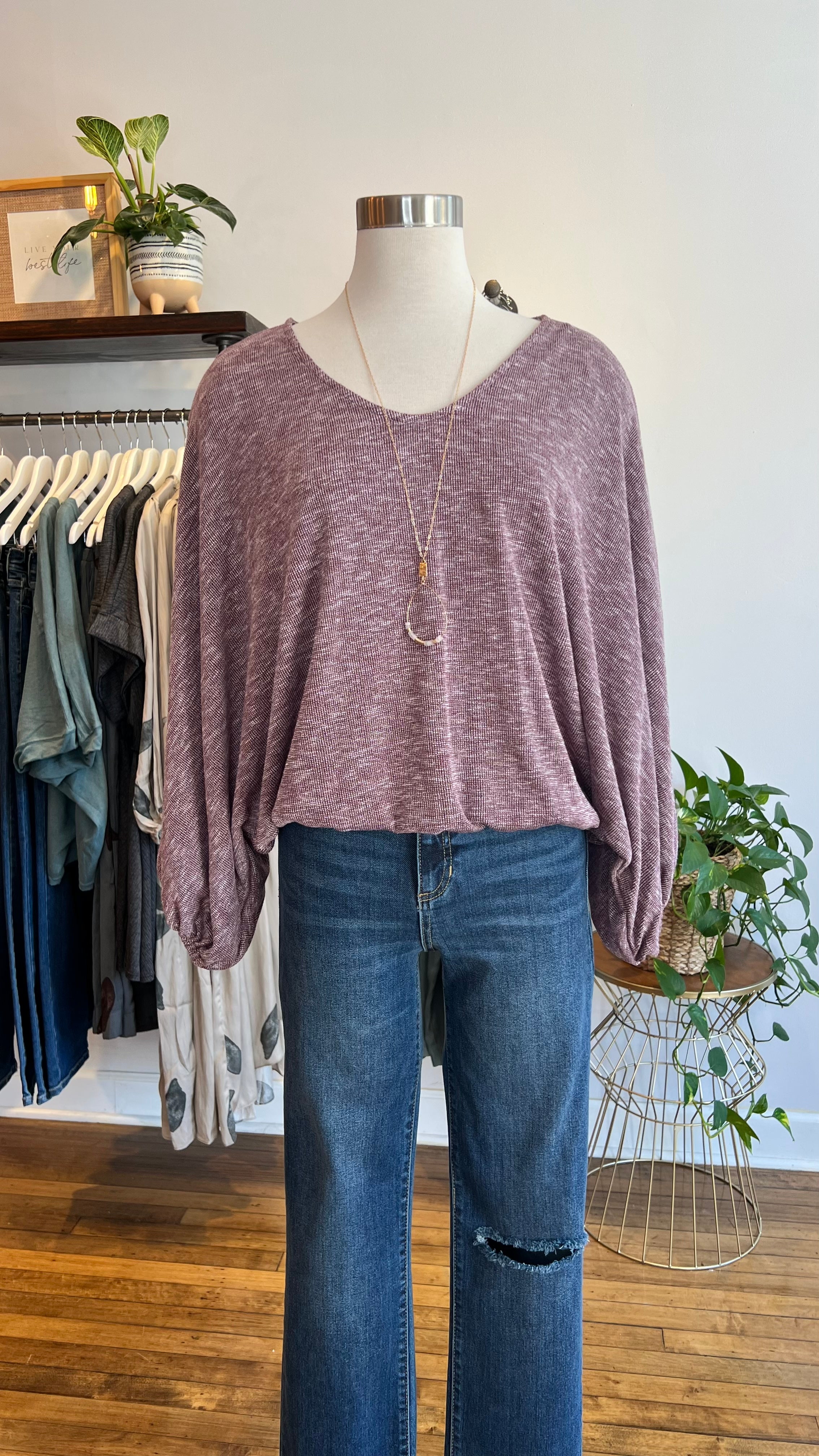 Dolman Sleeve Top