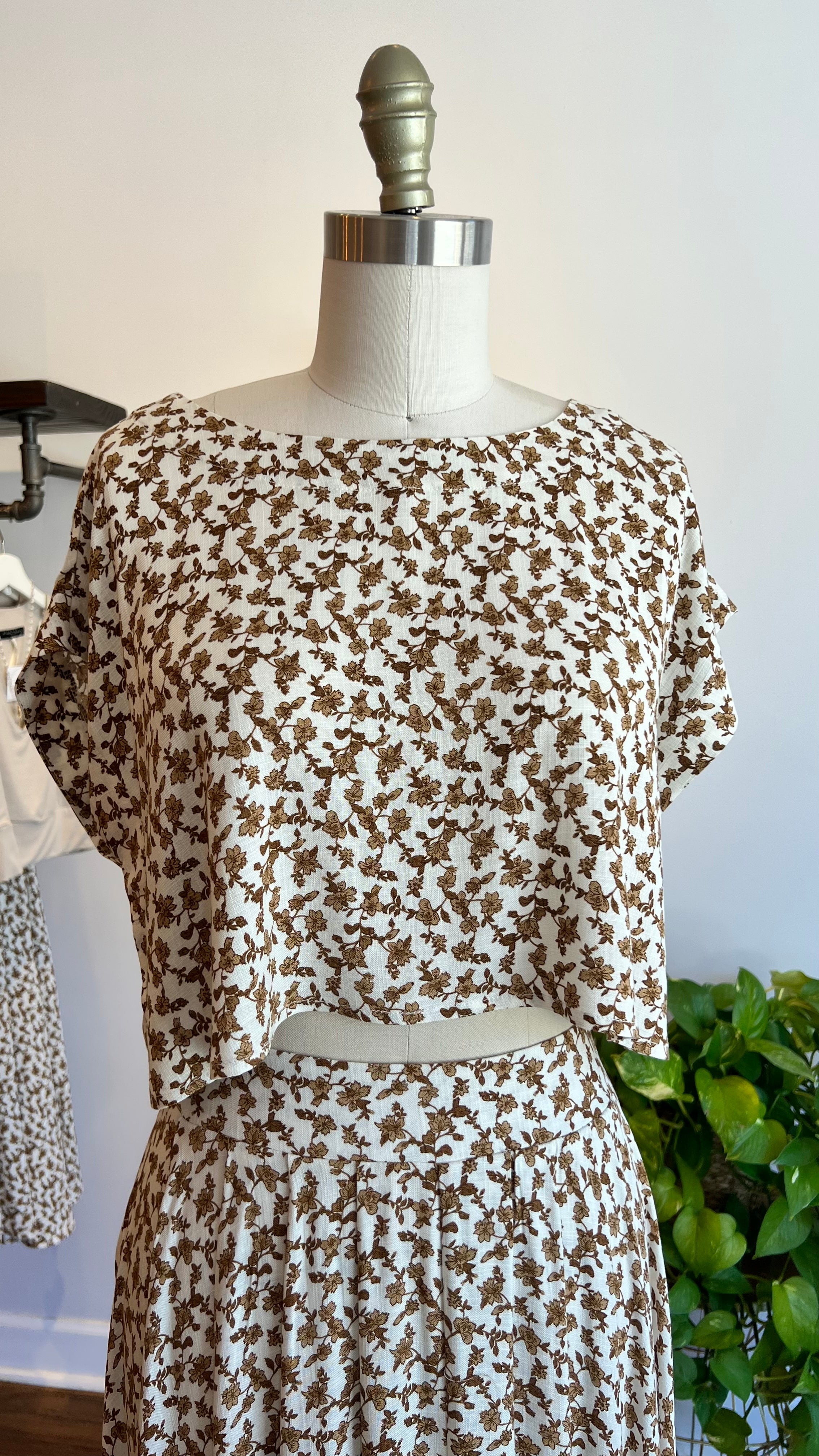 Floral Cropped Top