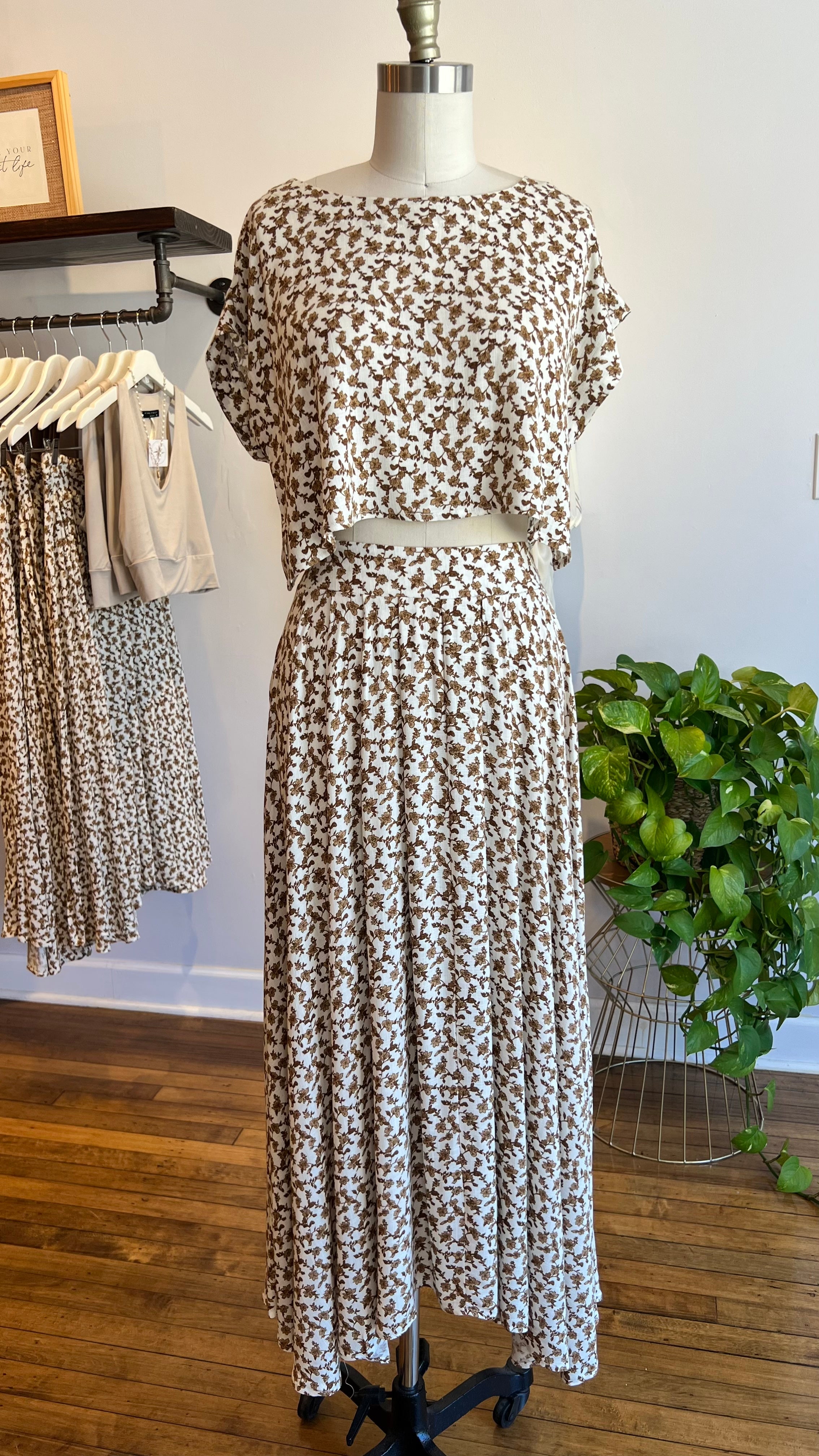 Floral Maxi Skirt