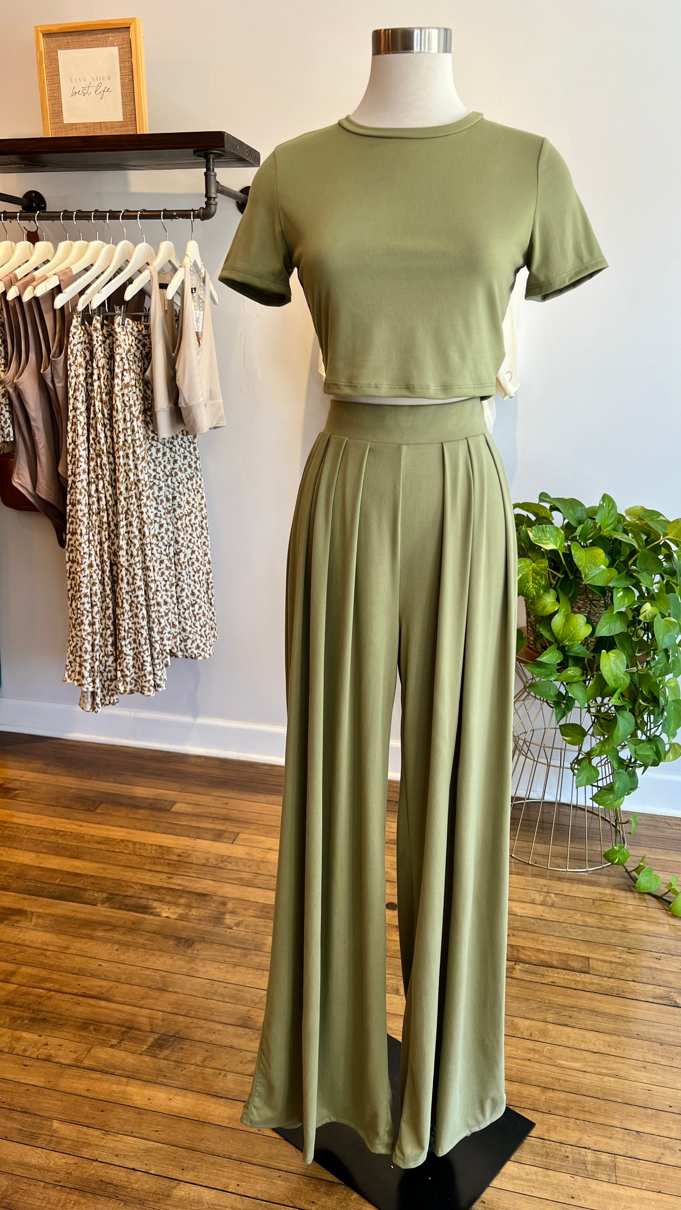 Wide Leg Palazzo Pants