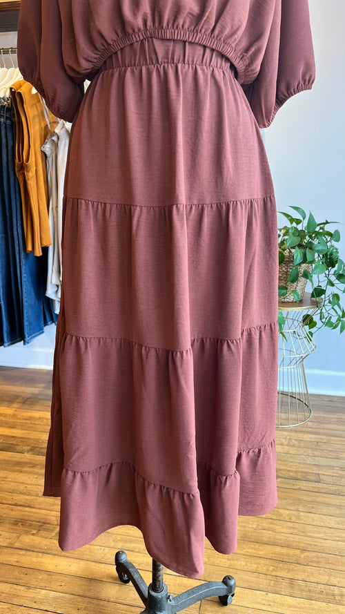 Tiered Maxi Skirt
