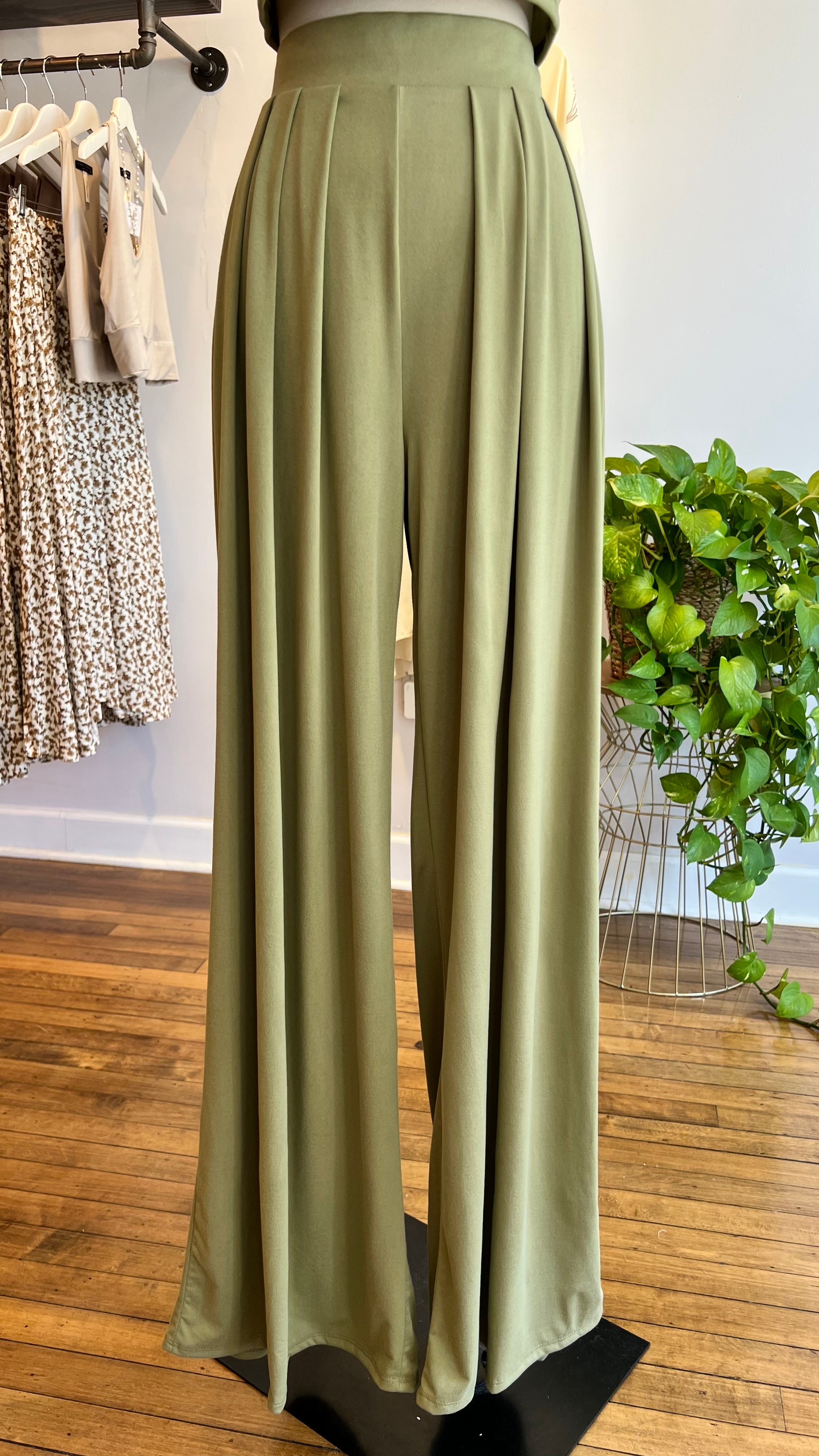 Wide Leg Palazzo Pants