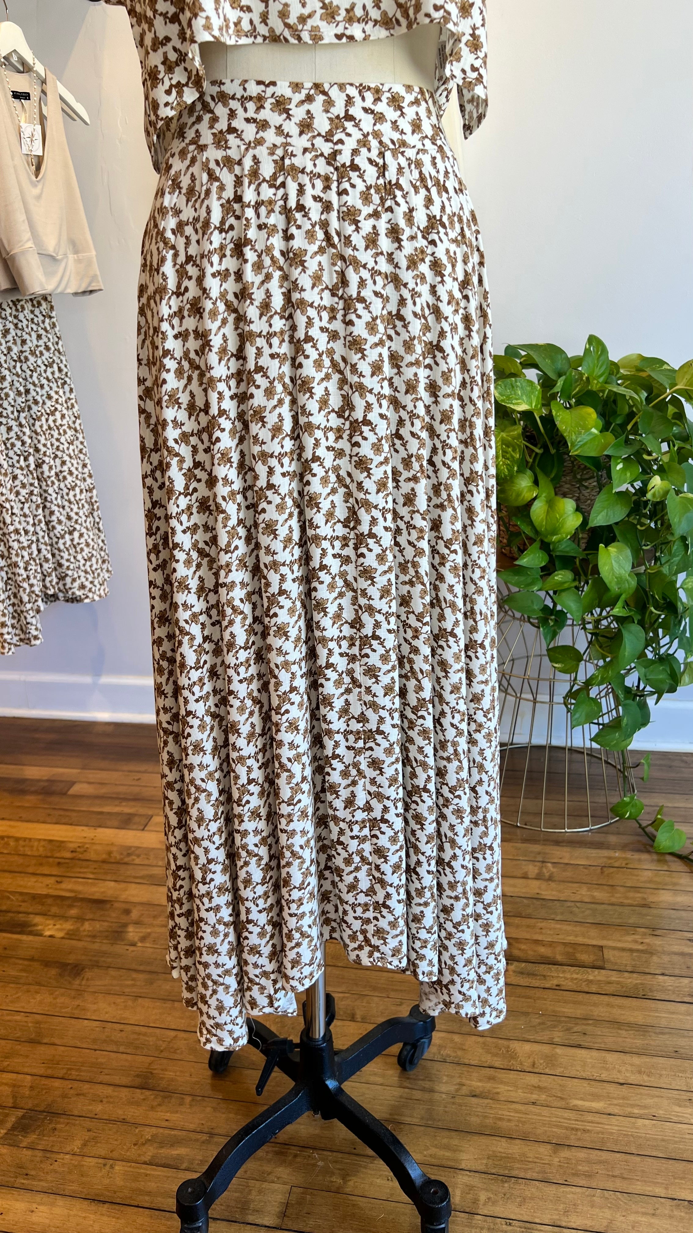 Floral Maxi Skirt